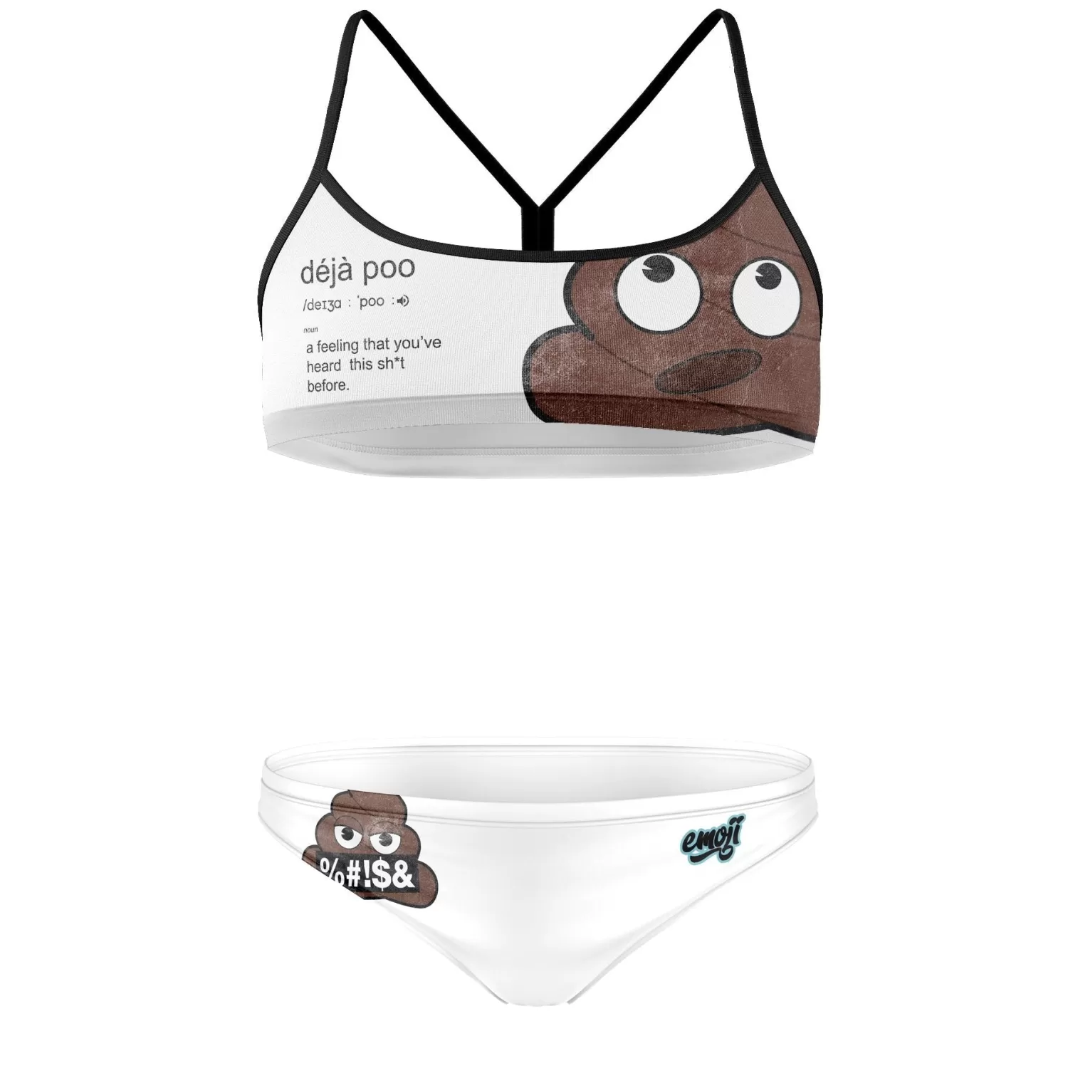 OTSO Bikinis>Bikini - Emoji Deja Poo