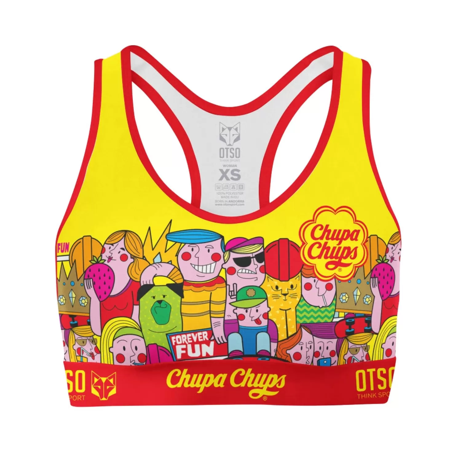 OTSO Tops>Chupa Chups Forever Fun Women's Sports Top