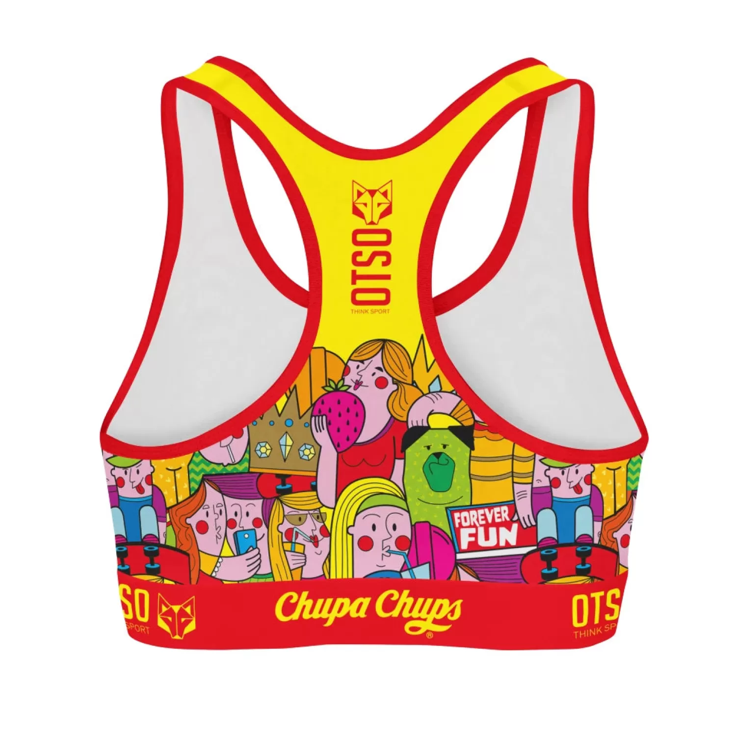 OTSO Tops>Chupa Chups Forever Fun Women's Sports Top