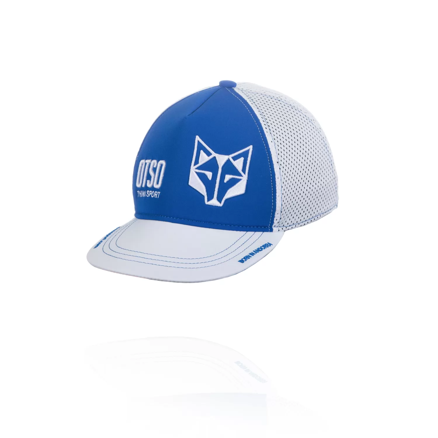 OTSO Snapback Caps | Running Caps>Electric Blue & White Snapback Cap