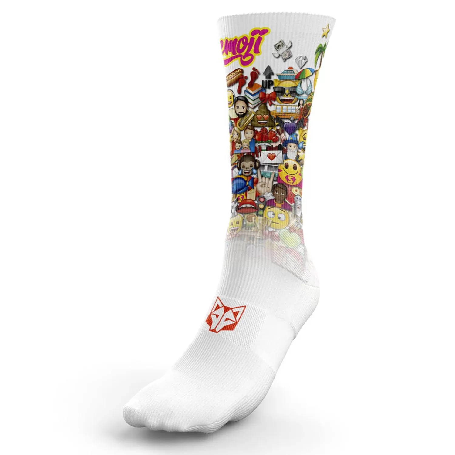 OTSO Funny Socks | Funny Socks>Funny Socks High Cut - Emoji Big Wave