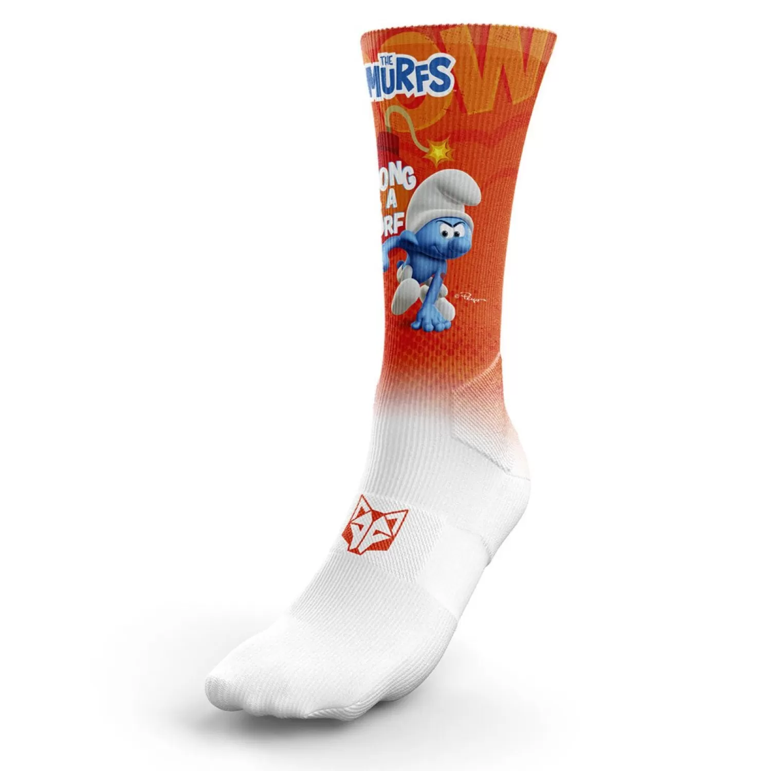 OTSO Funny Socks | Funny Socks>Funny Socks High Cut - Smurfs Strong