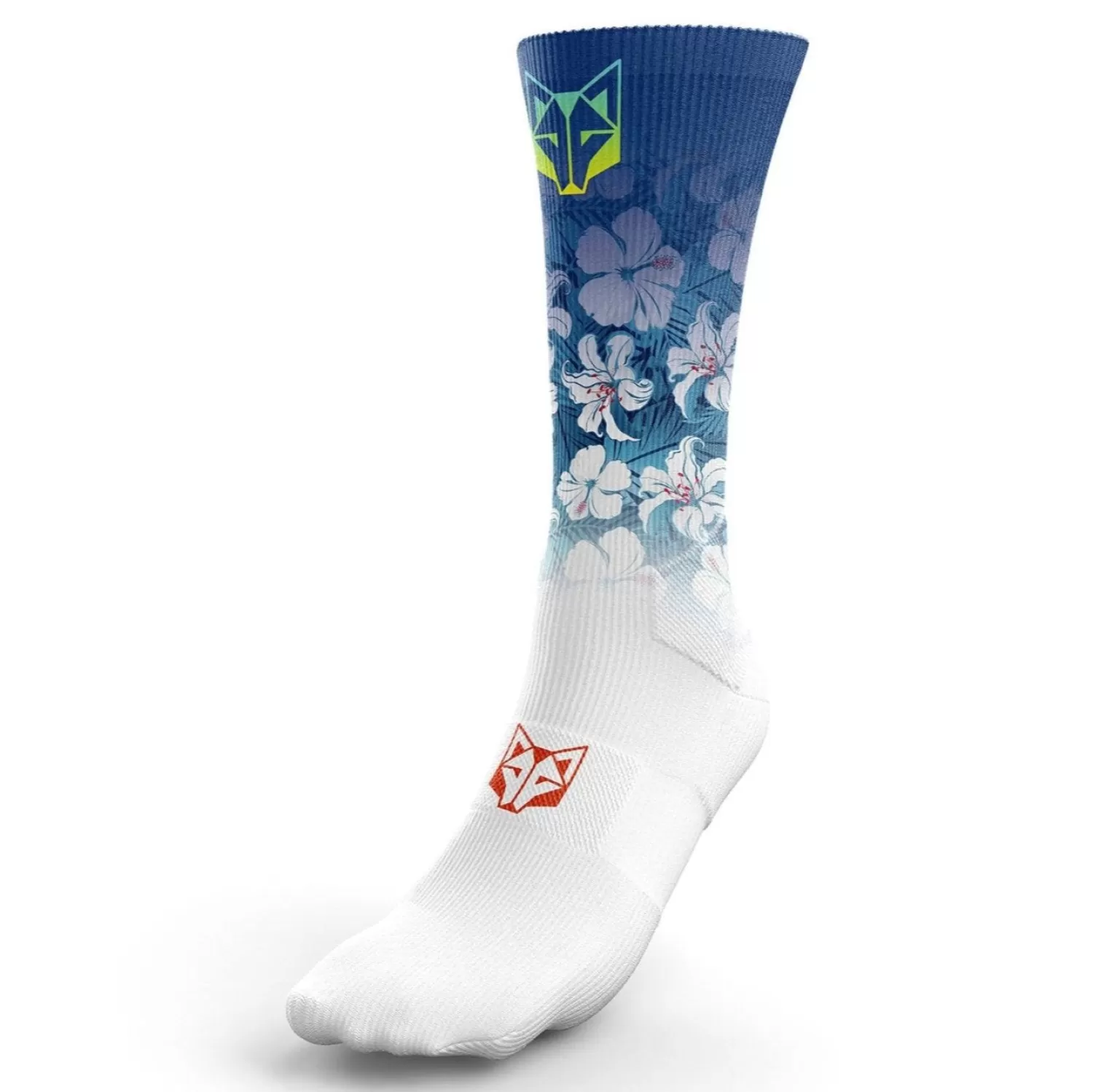 OTSO Funny Socks | Funny Socks>Funny Socks High Cut - Swim Bike Run Flower