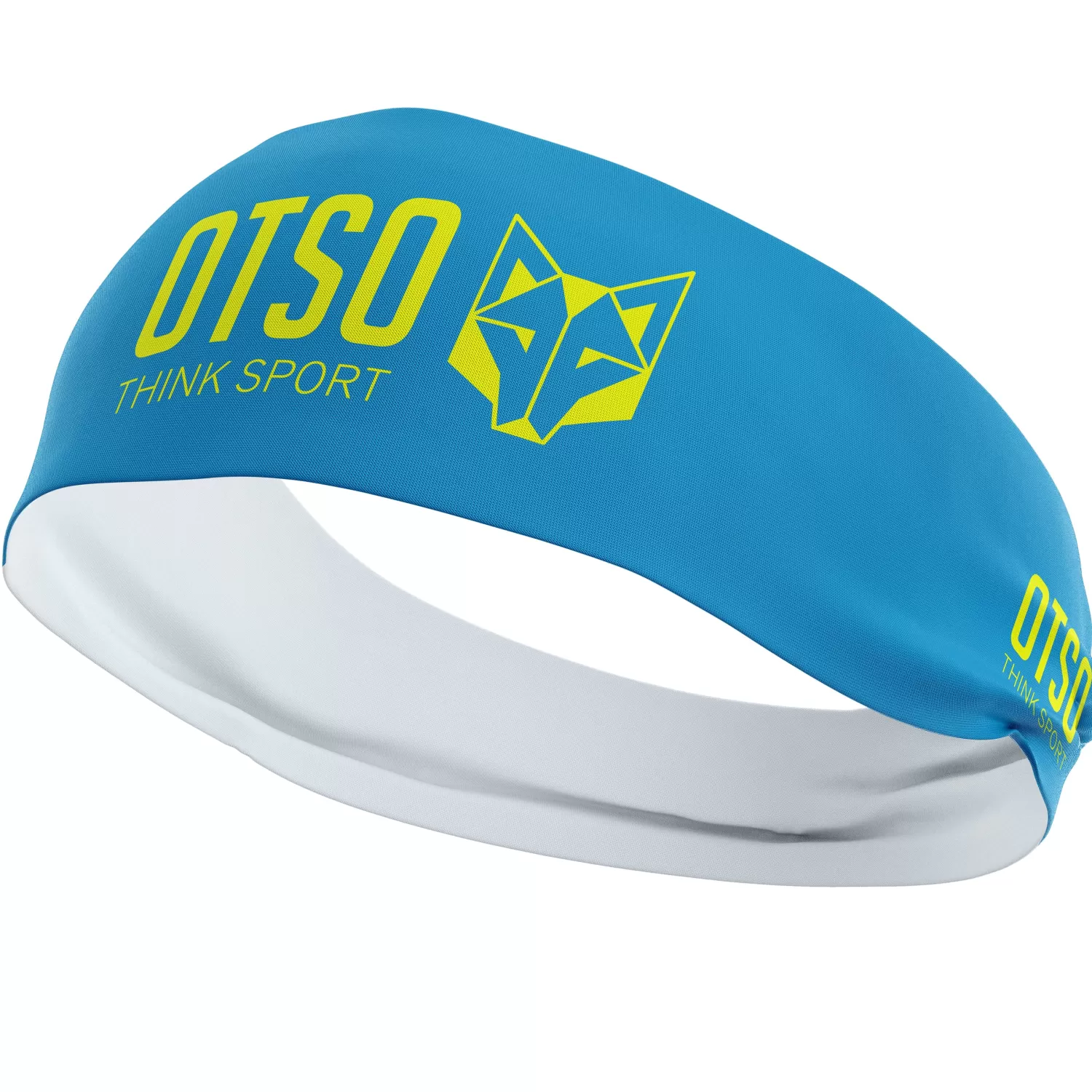 OTSO Headbands | Headbands>Headband Light Blue / Fluo Yellow -