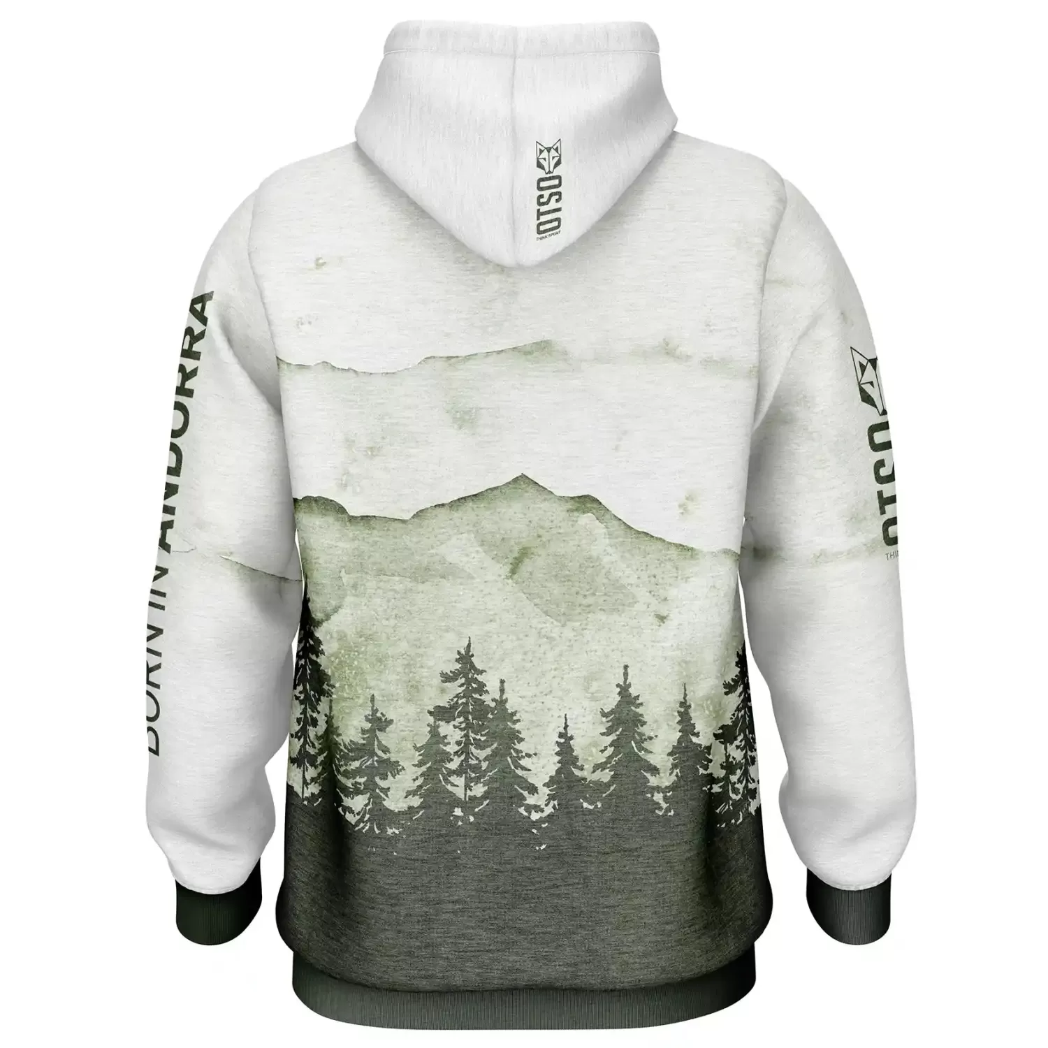 OTSO Hoodies>Hoodie - Green Forest