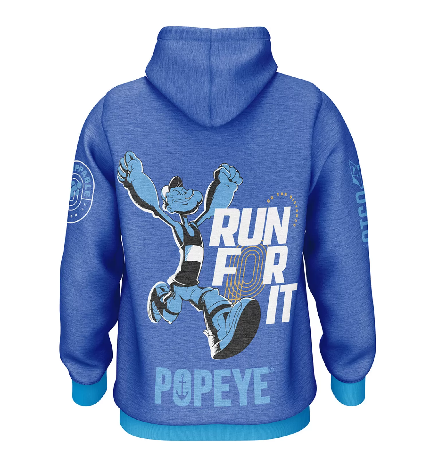 OTSO Hoodies>Hoodie - Popeye Run For It