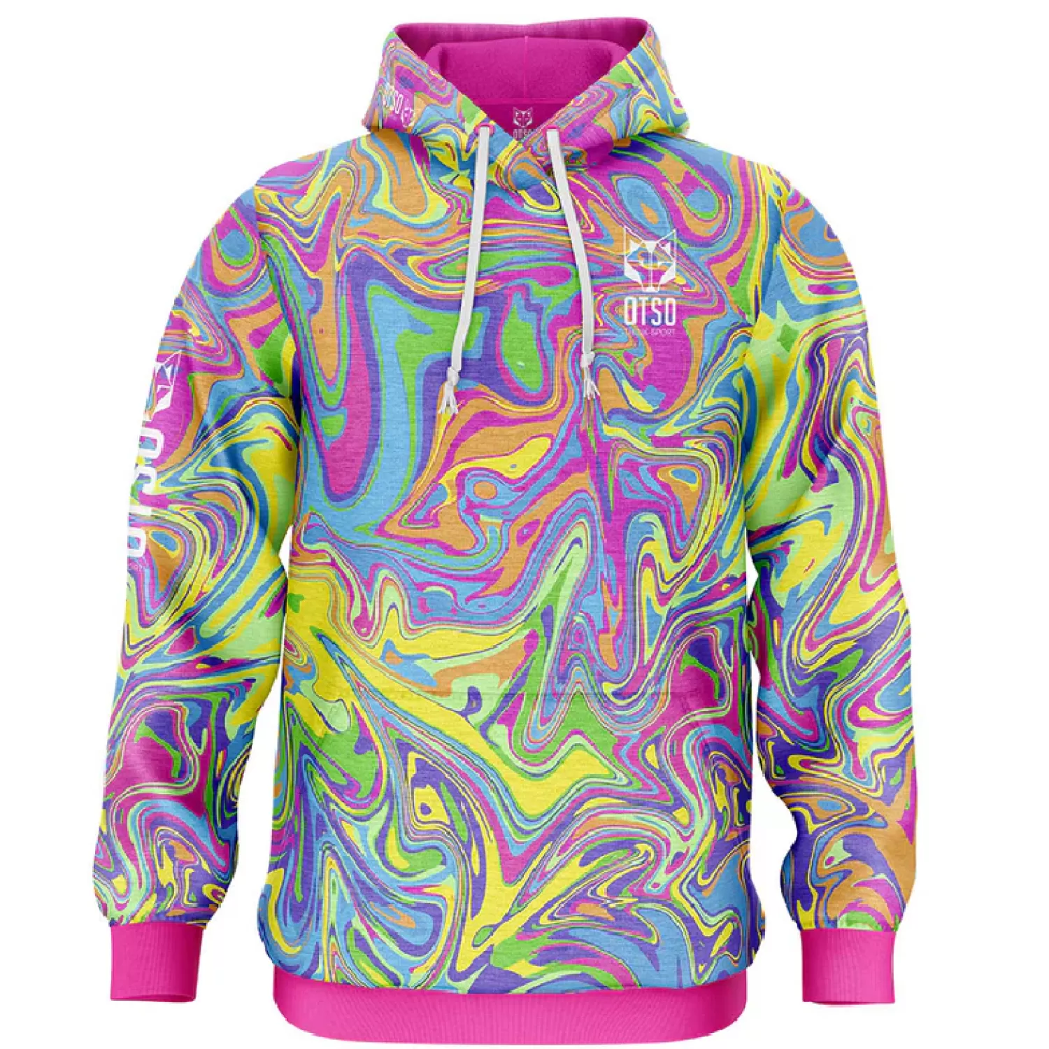 OTSO Hoodies>Hoodie - Psychedelic