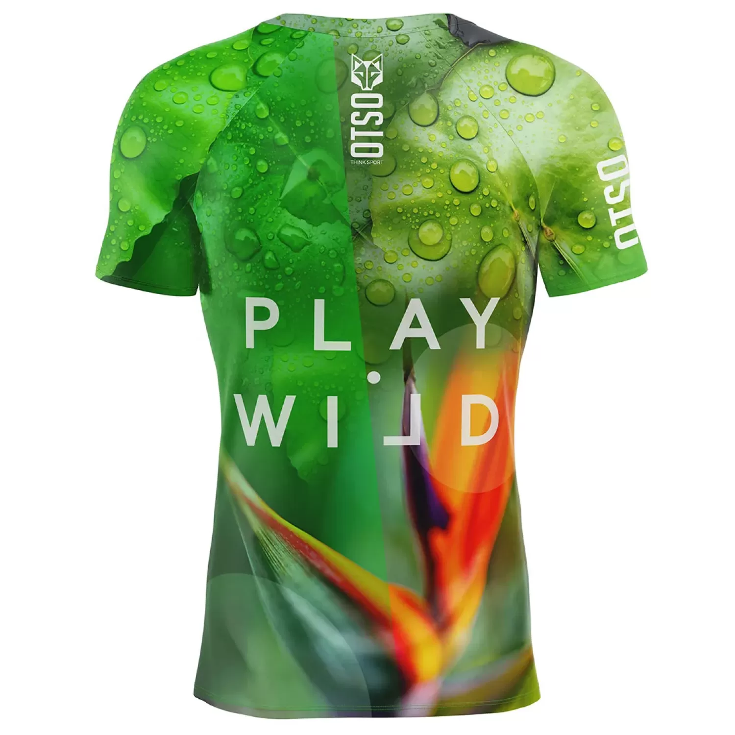 OTSO Men's Padel Shirts>Men's Short Sleeve Padel T-shirt Paradise