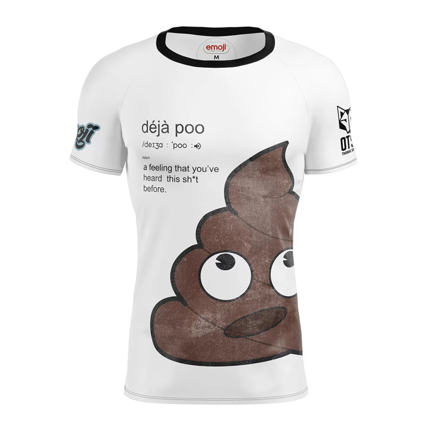 OTSO Men's Short Sleeve Shirts>Men's short sleeve shirt - Emoji Déjà Poo