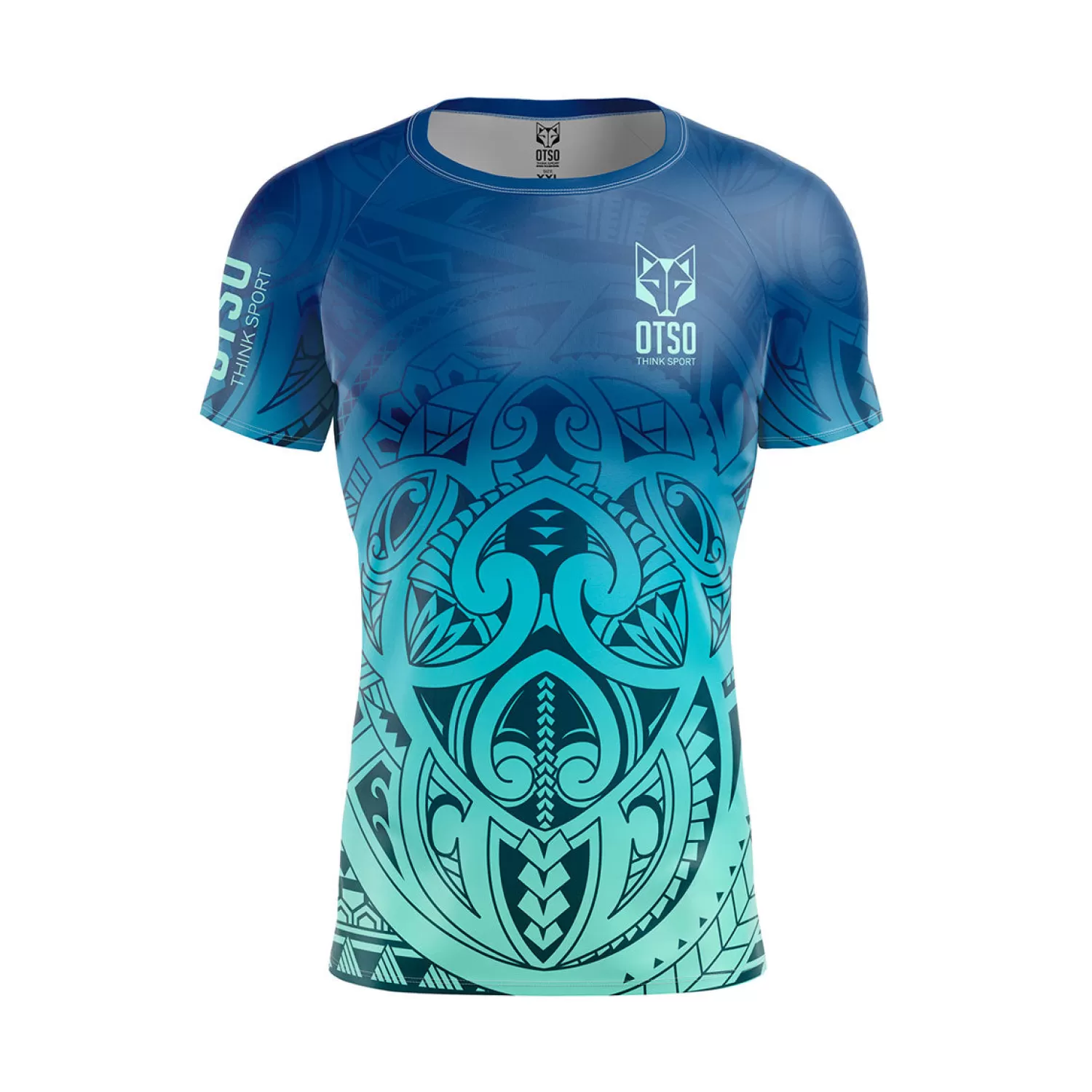 OTSO Men's Short Sleeve Shirts>Men's short sleeve t-shirt - Maori Tangaroa