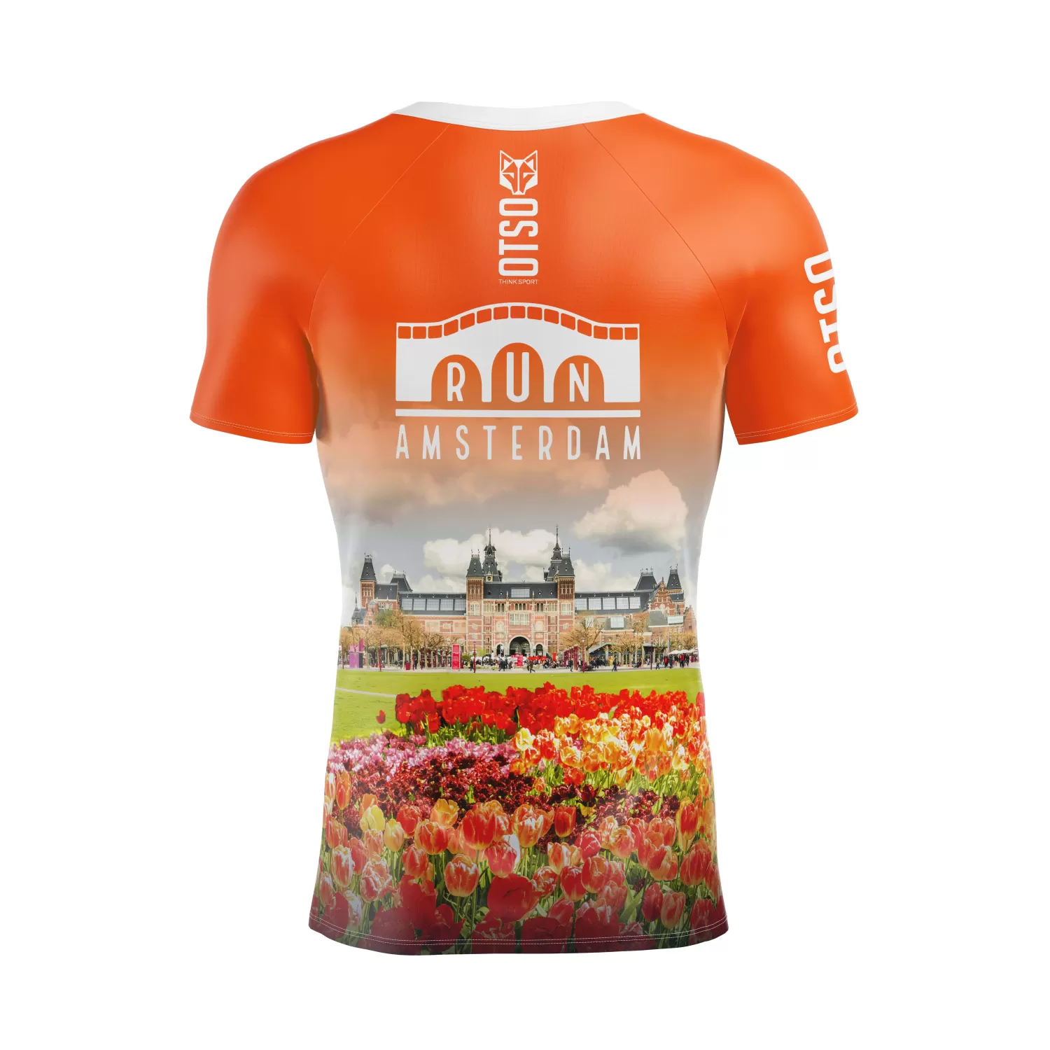 OTSO Men's Short Sleeve Shirts>Men's short sleeve t-shirt - Run Amsterdam 2024 (Outlet)