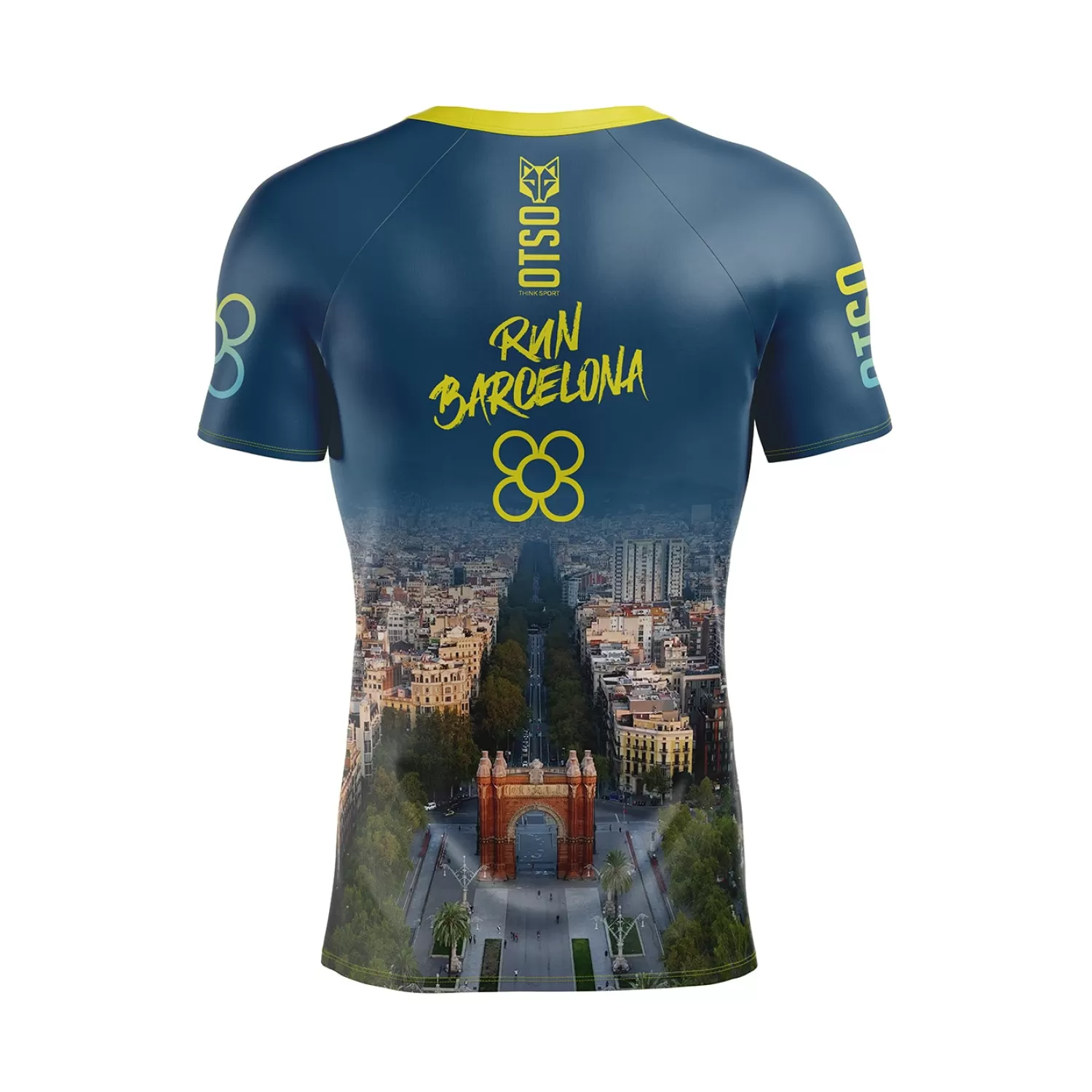 OTSO Men's Short Sleeve Shirts>Men's short sleeve t-shirt - Run Barcelona 2024 (Outlet)