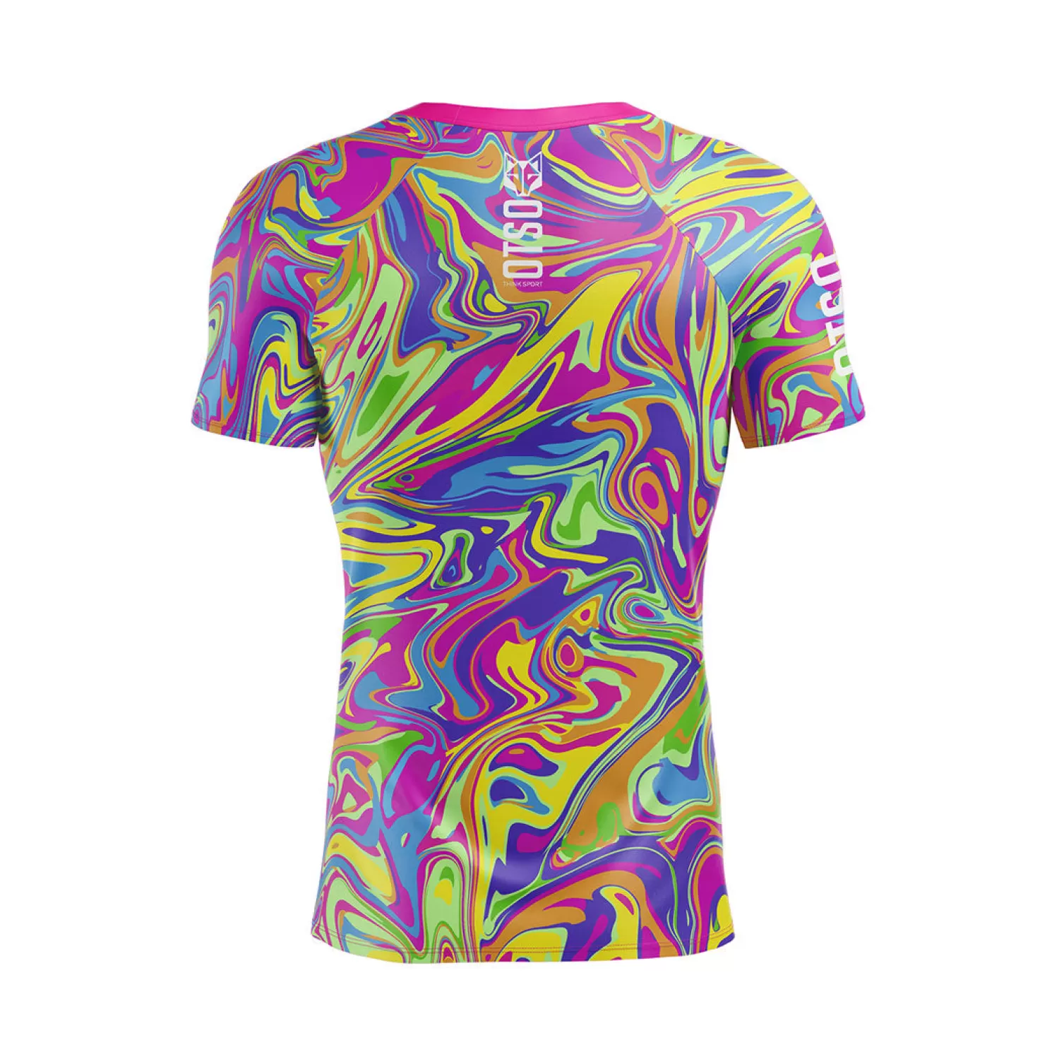 OTSO Men's Short Sleeve Shirts>Men's Short Sleeve T-Shirt Psychedelic