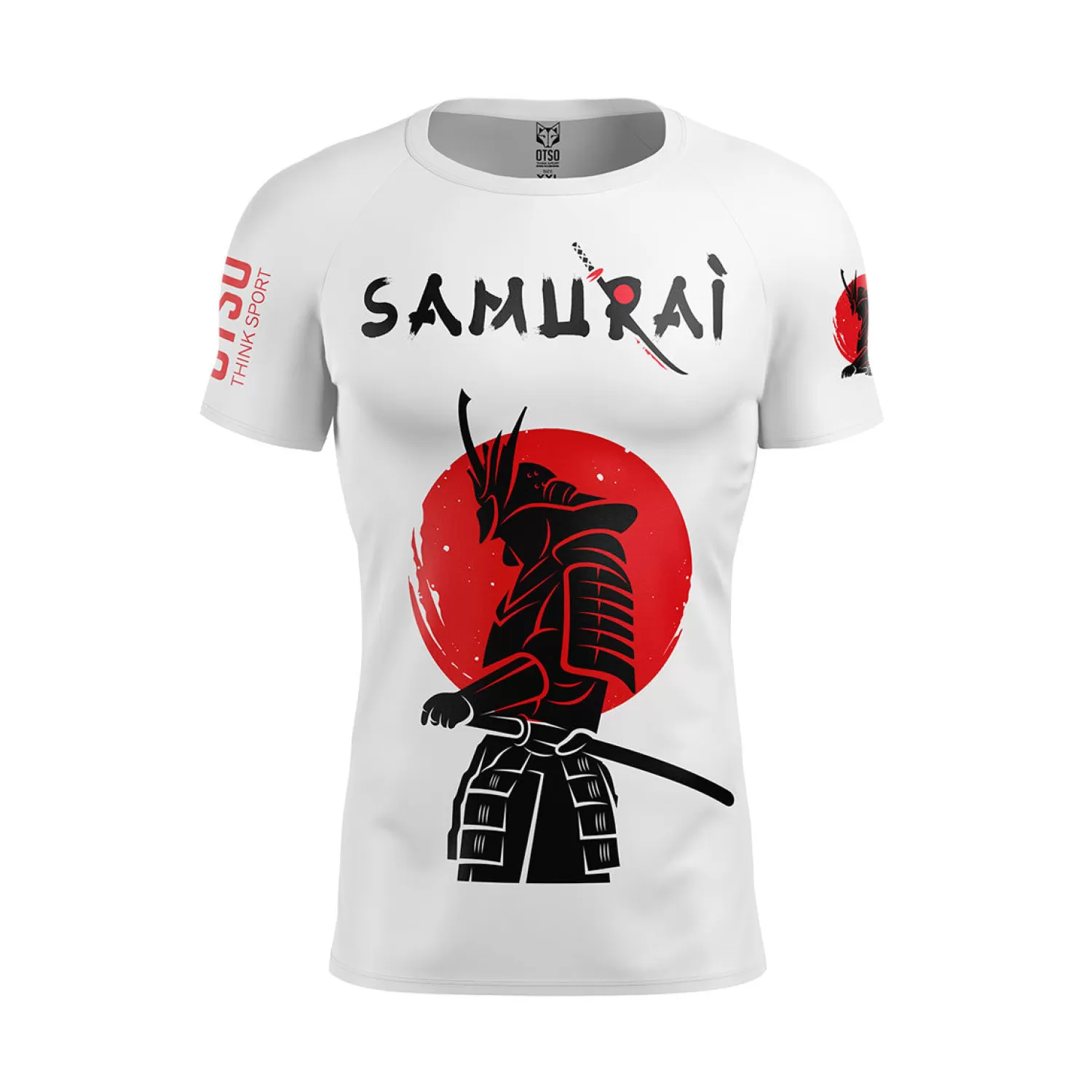 OTSO Men's Short Sleeve Shirts>Men's Short Sleeve T-Shirt Samurai