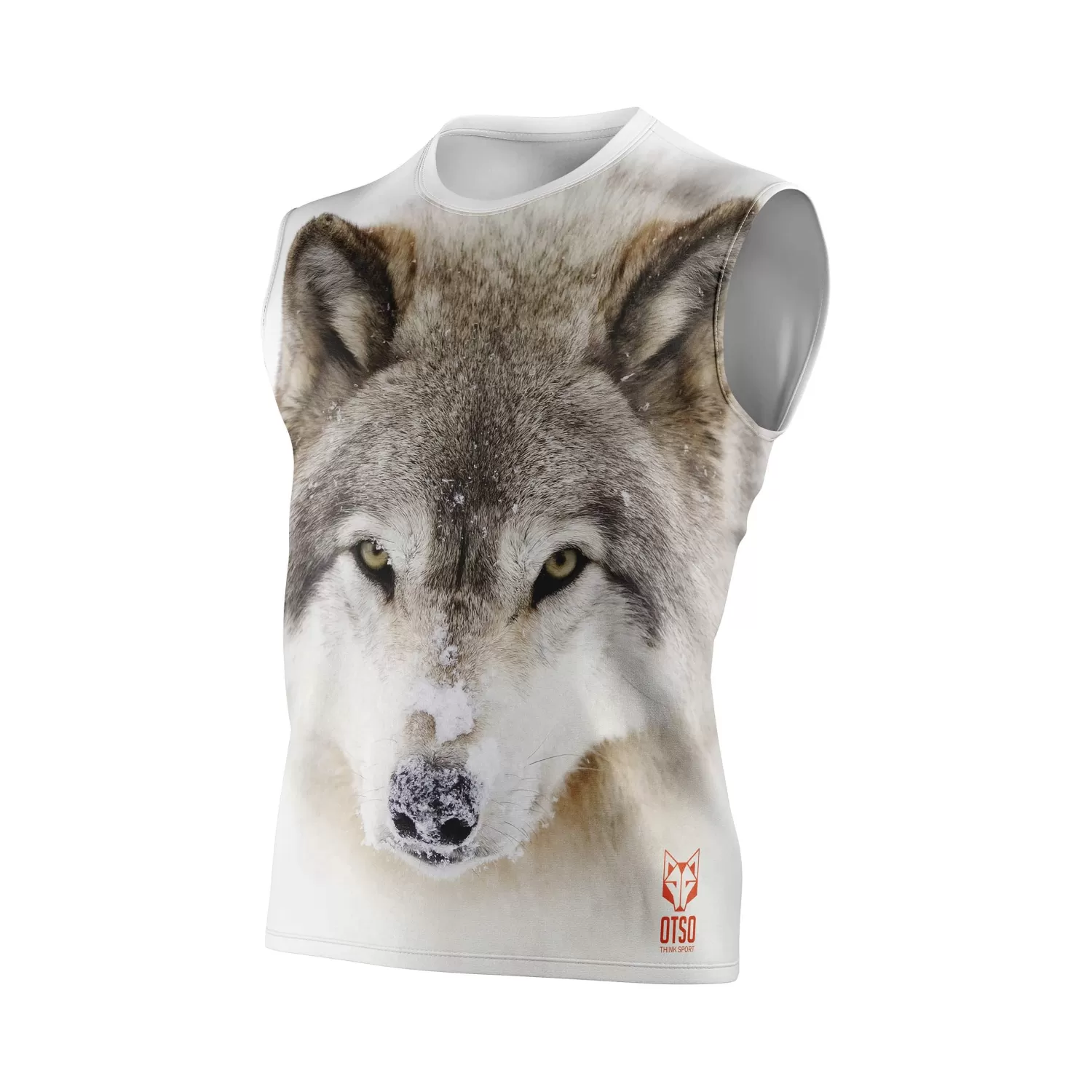 OTSO Men's Tanks>Men's Singlet Wolf -