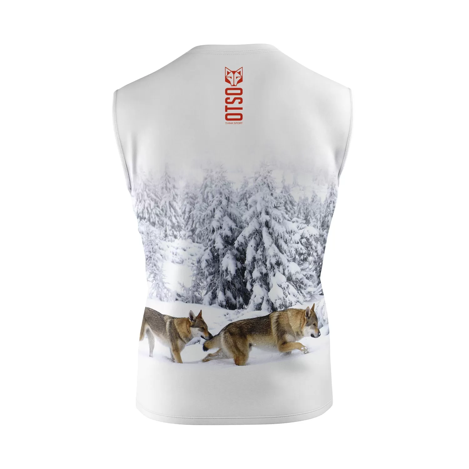 OTSO Men's Tanks>Men's Singlet Wolf -