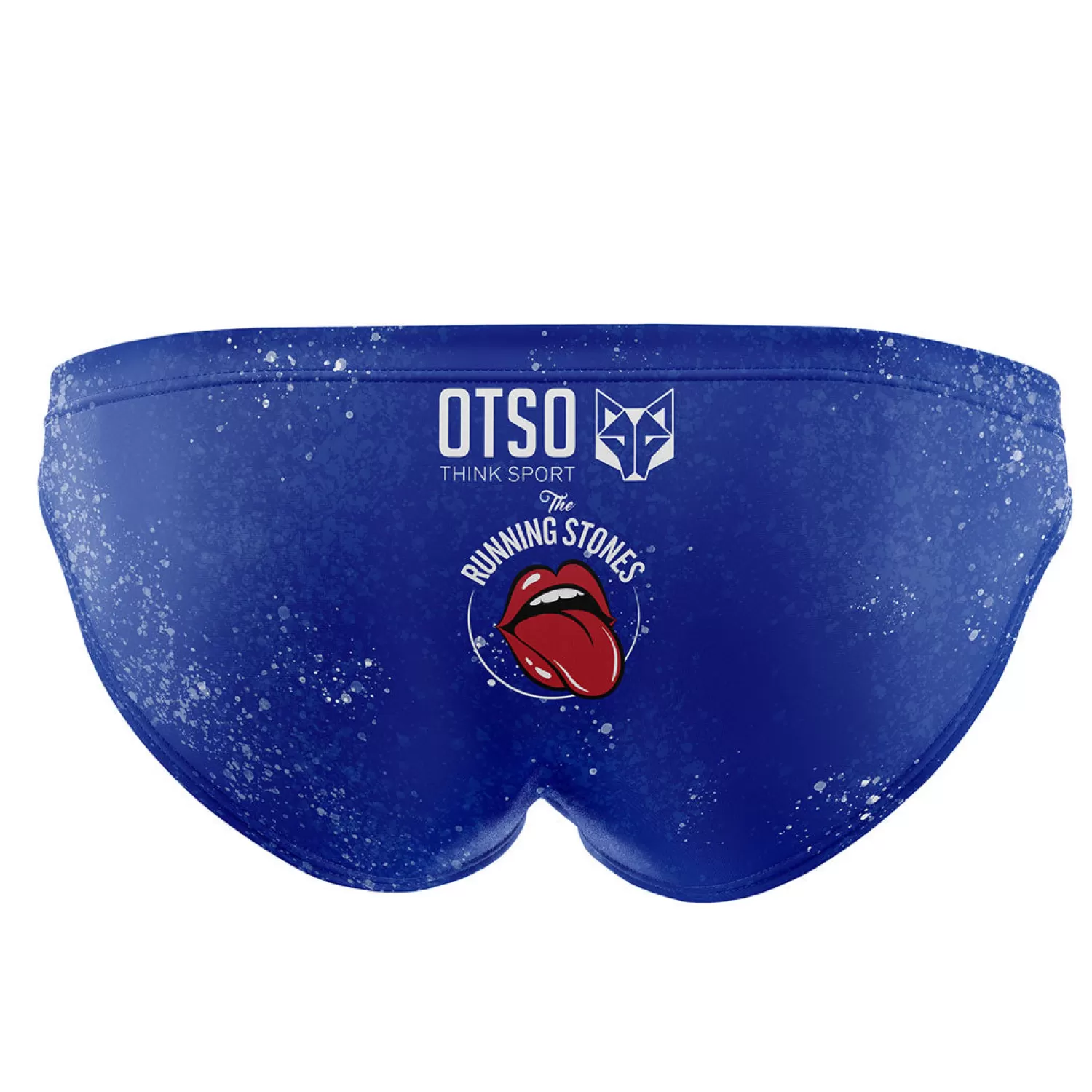 OTSO Men's Slip Swimsuits>Men's swim briefs - Running Stones Blue