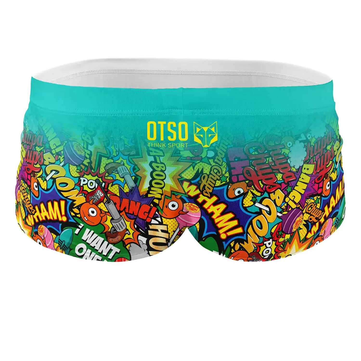 OTSO Men's Trunk Swimsuits>Men's swim trunks - Chupa Chups Comic