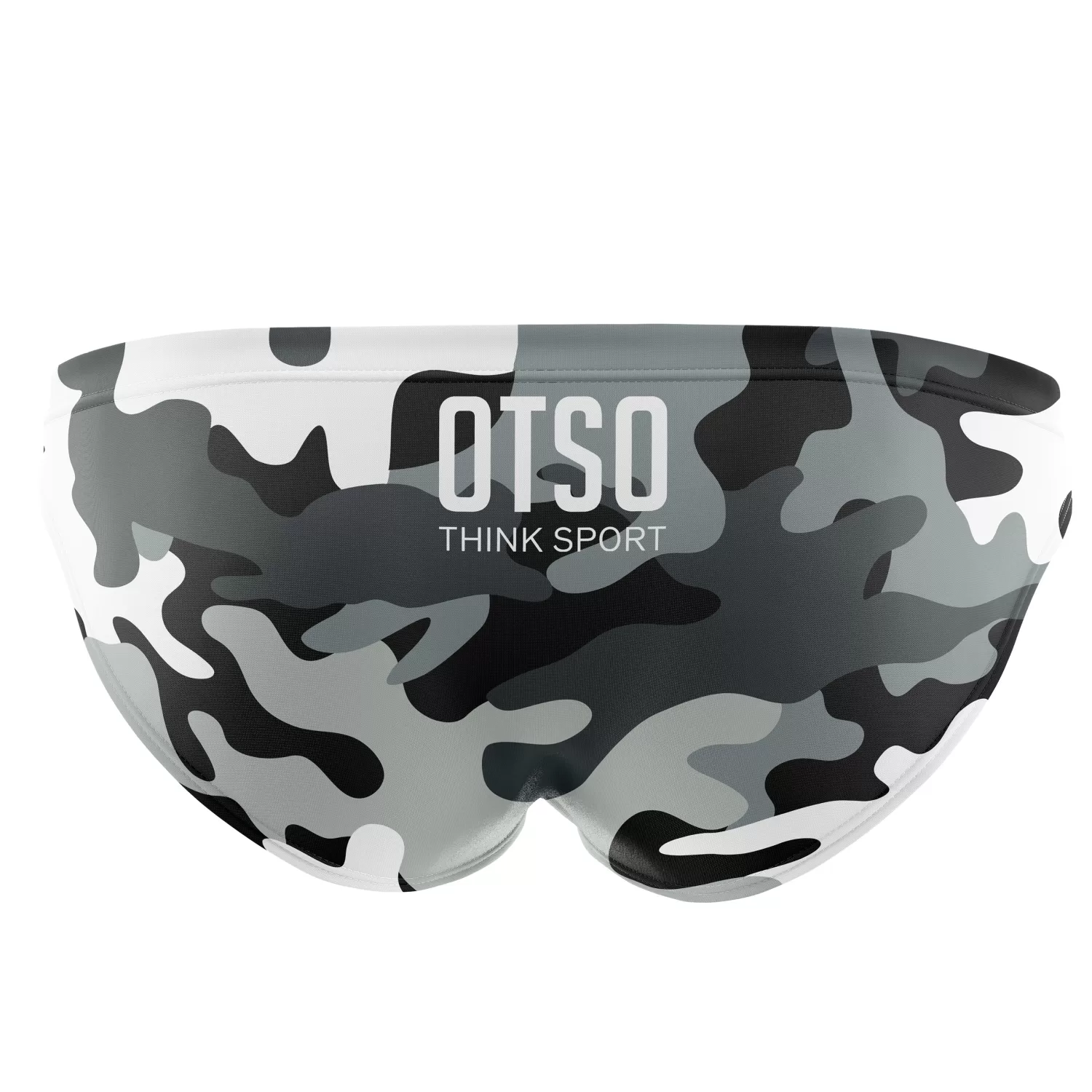 OTSO Men's Slip Swimsuits>Men's Swimsuit Gray Camo -