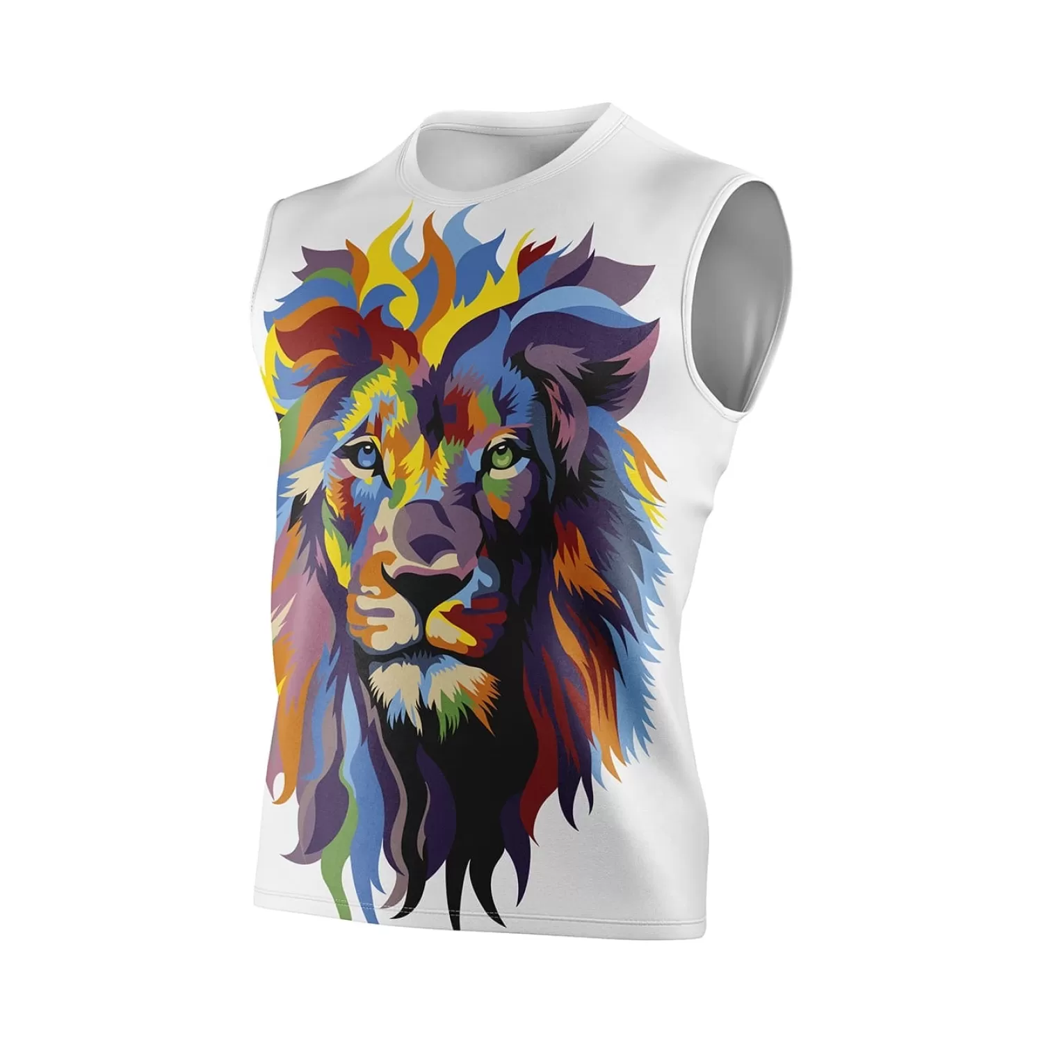 OTSO Men's Tanks>Men's tank shirt - Be A Lion