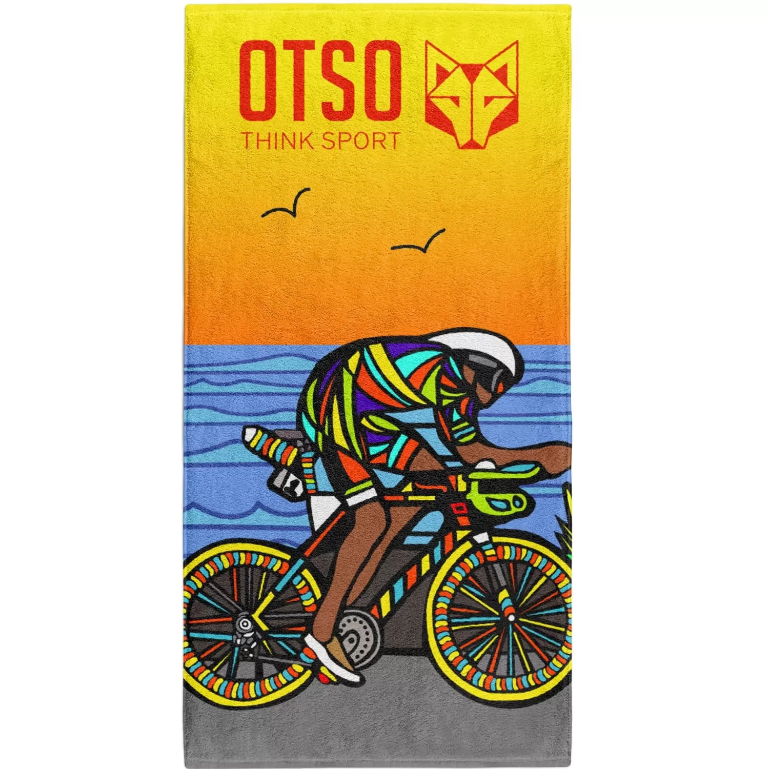 OTSO Microfiber Towels>Microfiber towel - Time To Tri Bike men