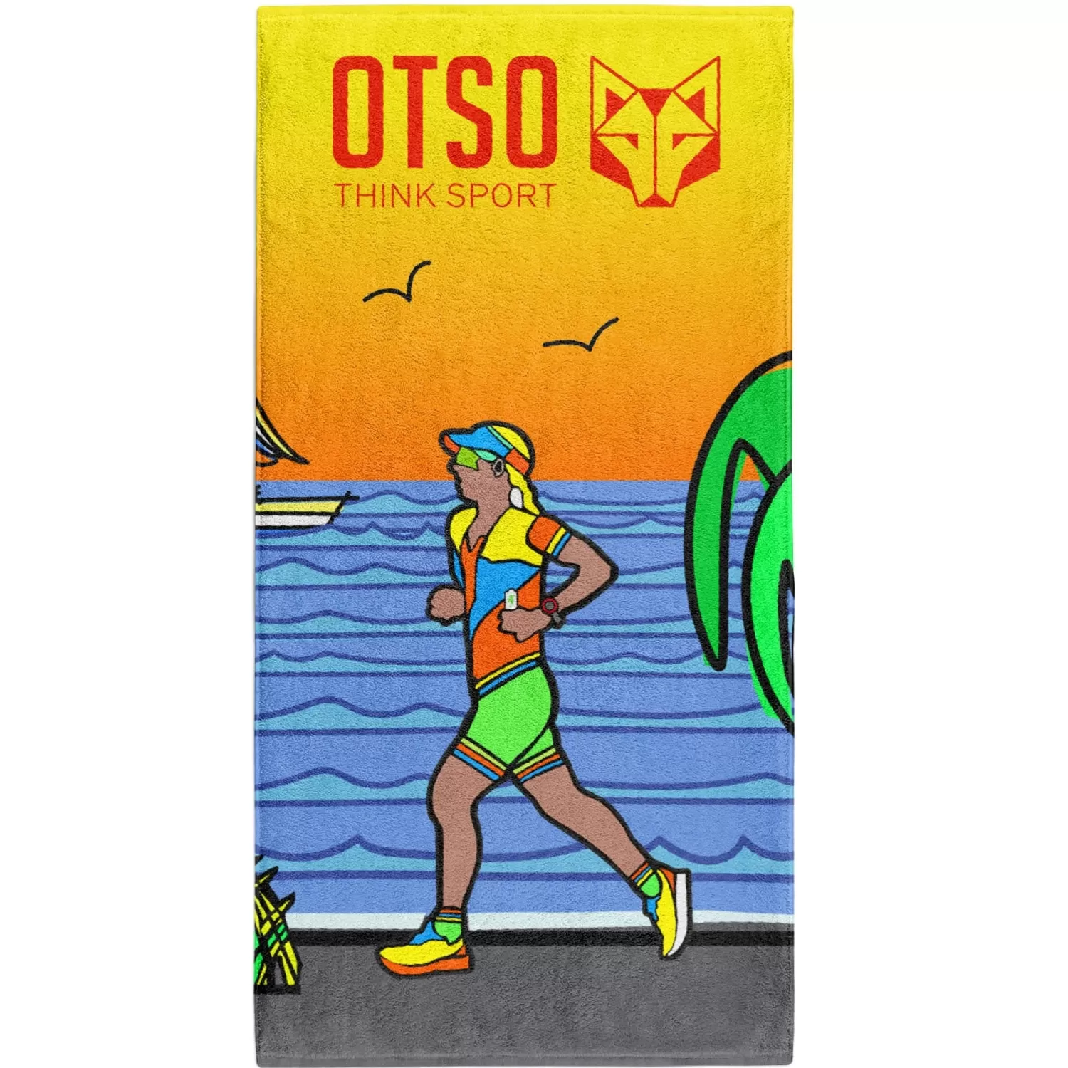 OTSO Microfiber Towels>Microfiber Towel - Time To Tri Run Women