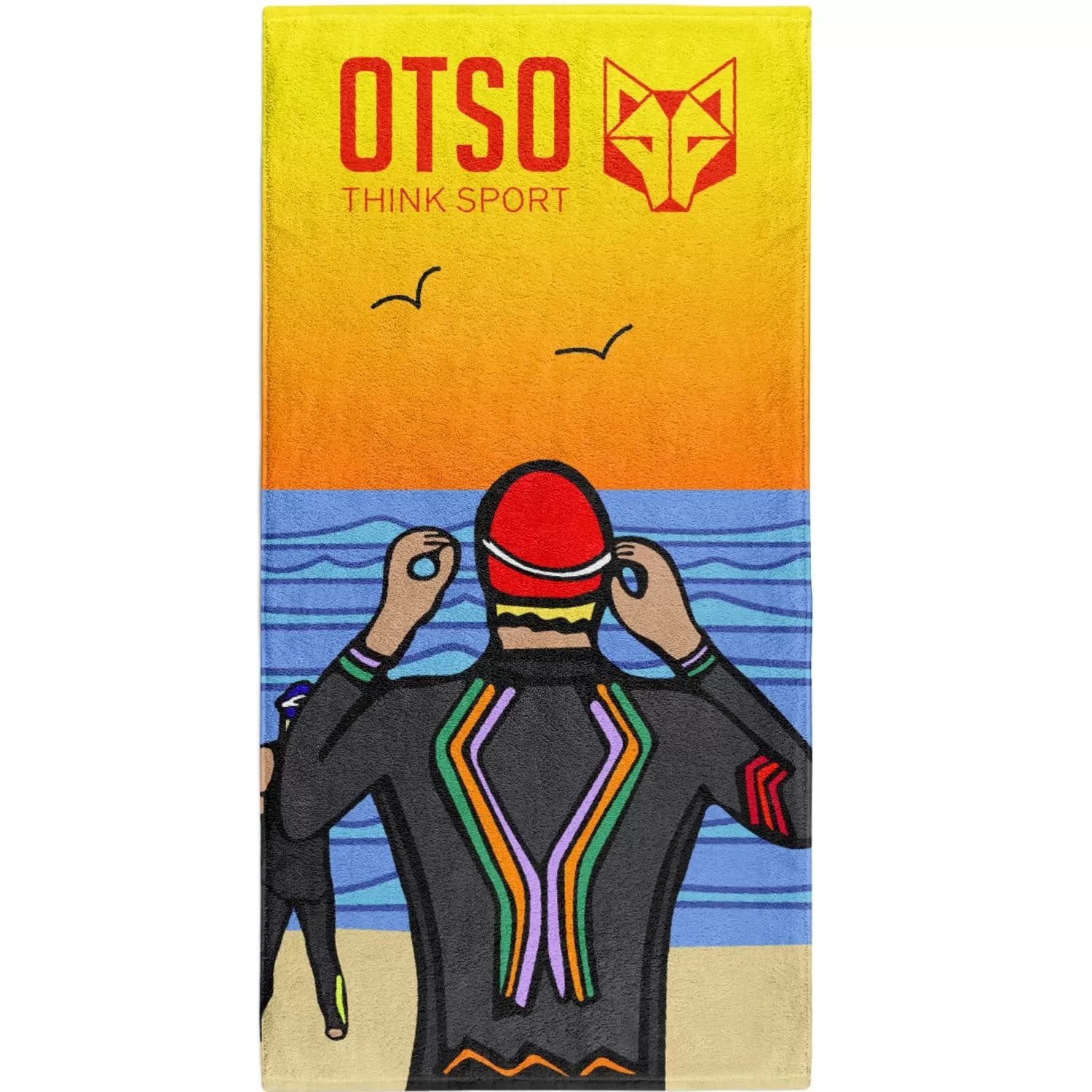 OTSO Microfiber Towels>Microfiber towel - Time To Tri Swim men