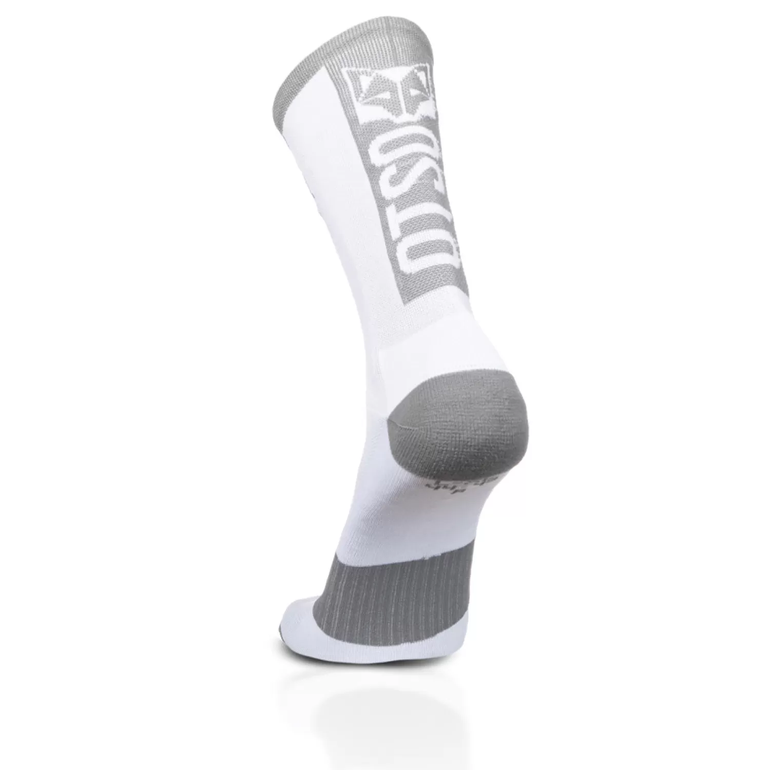 OTSO Cycling Socks>High Cycling Socks - White and Gray