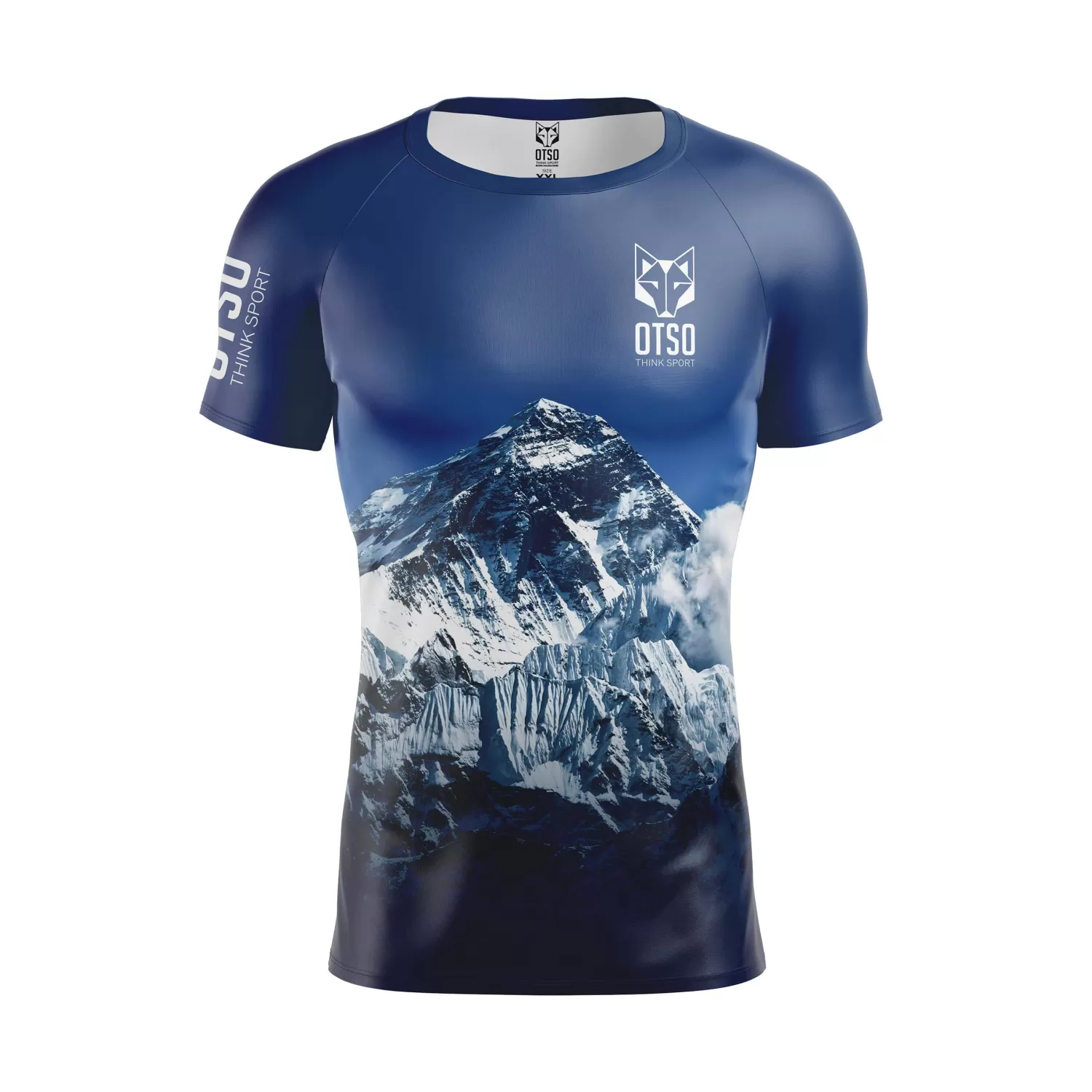 OTSO Men's Short Sleeve Shirts>Men's Short Sleeve Technical Running Shirt - Everest