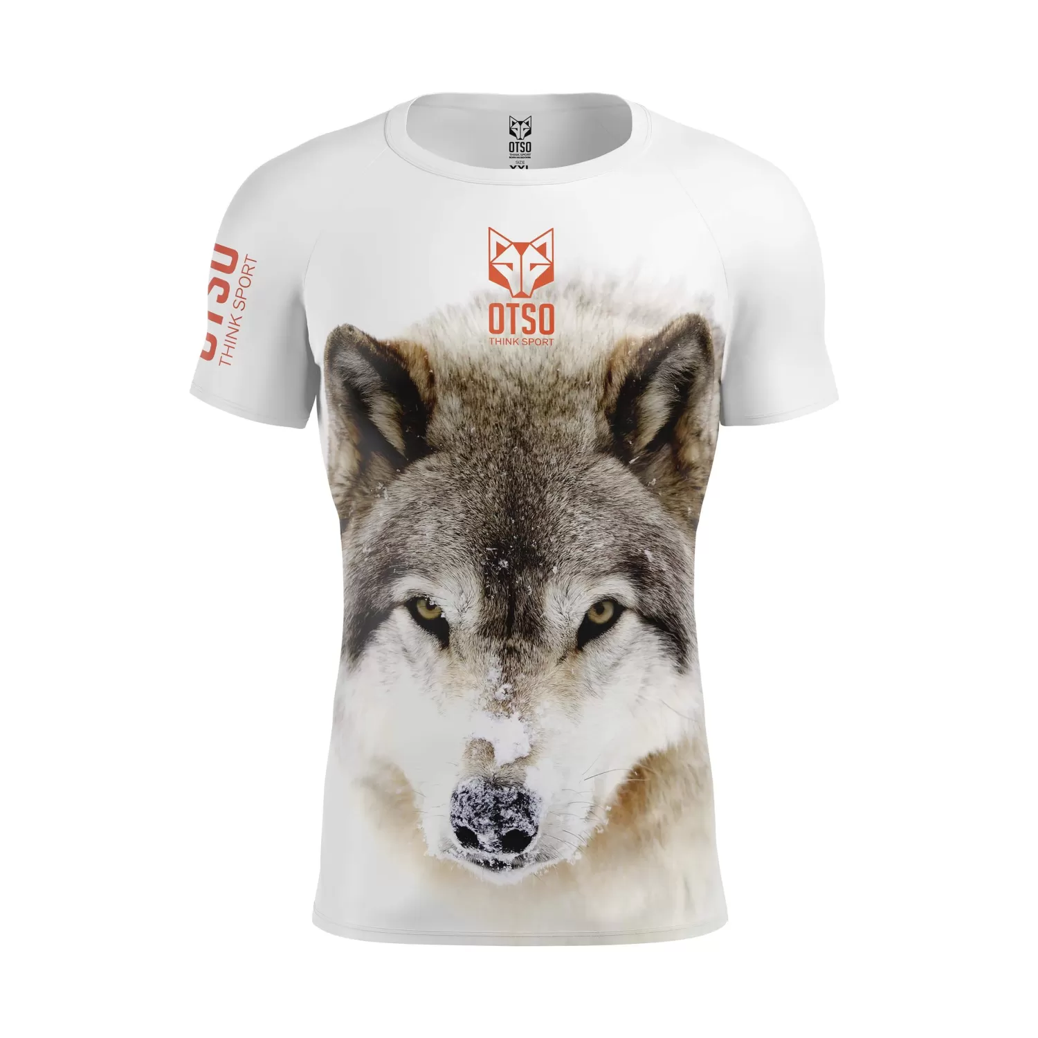 OTSO Men's Short Sleeve Shirts>Men's Short Sleeve Technical Running Shirt - Wolf