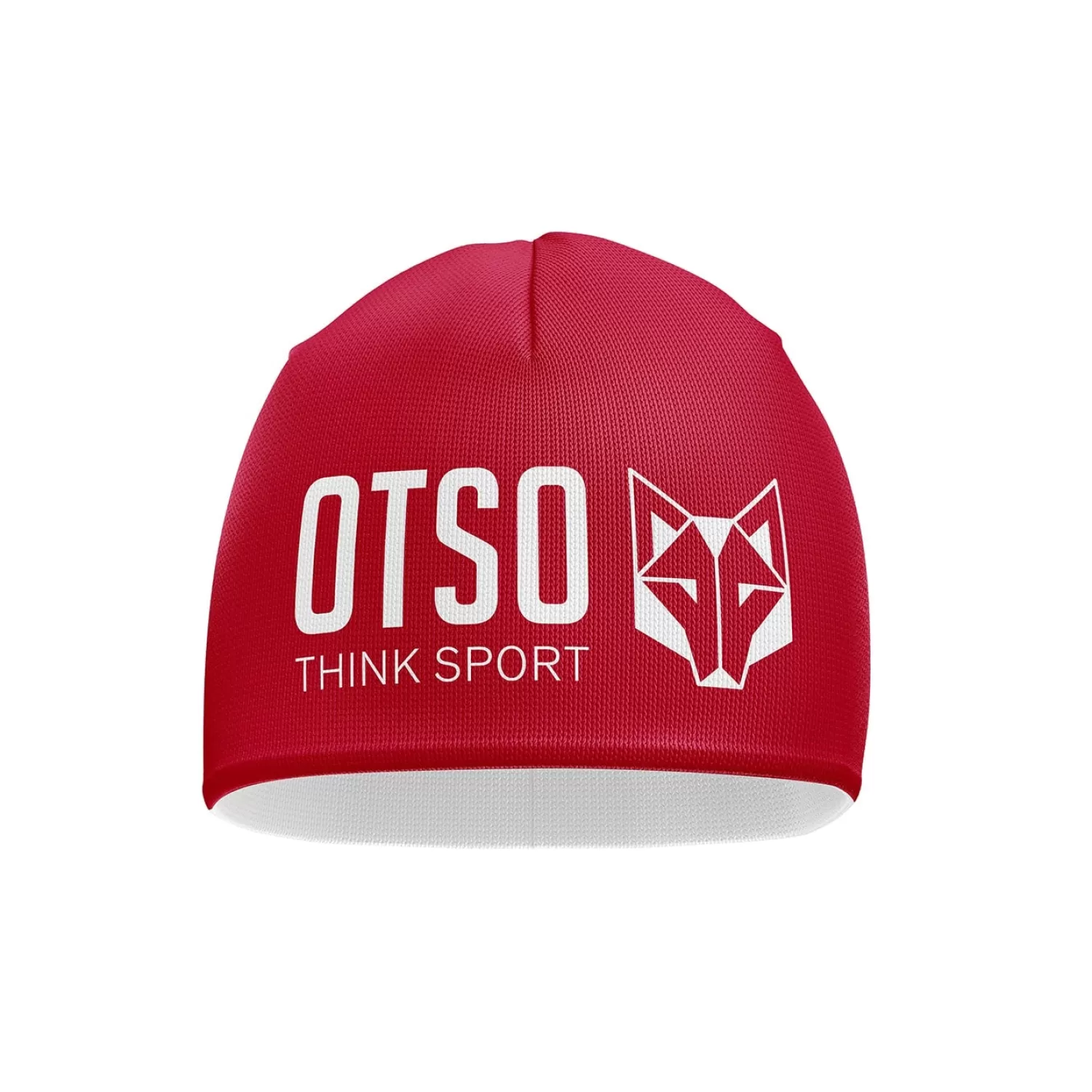 OTSO Hats>Red & White Beanie