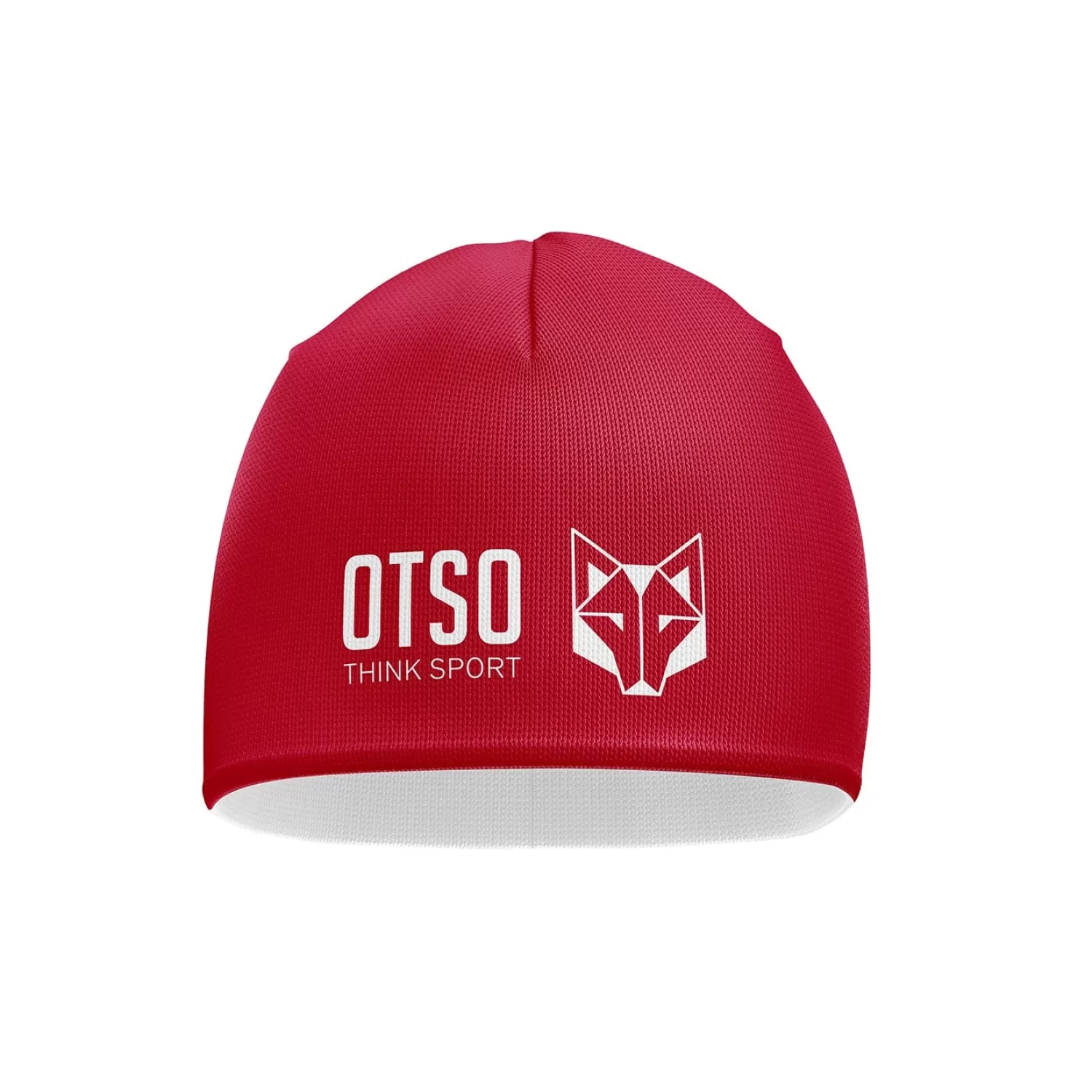 OTSO Hats>Red & White Beanie