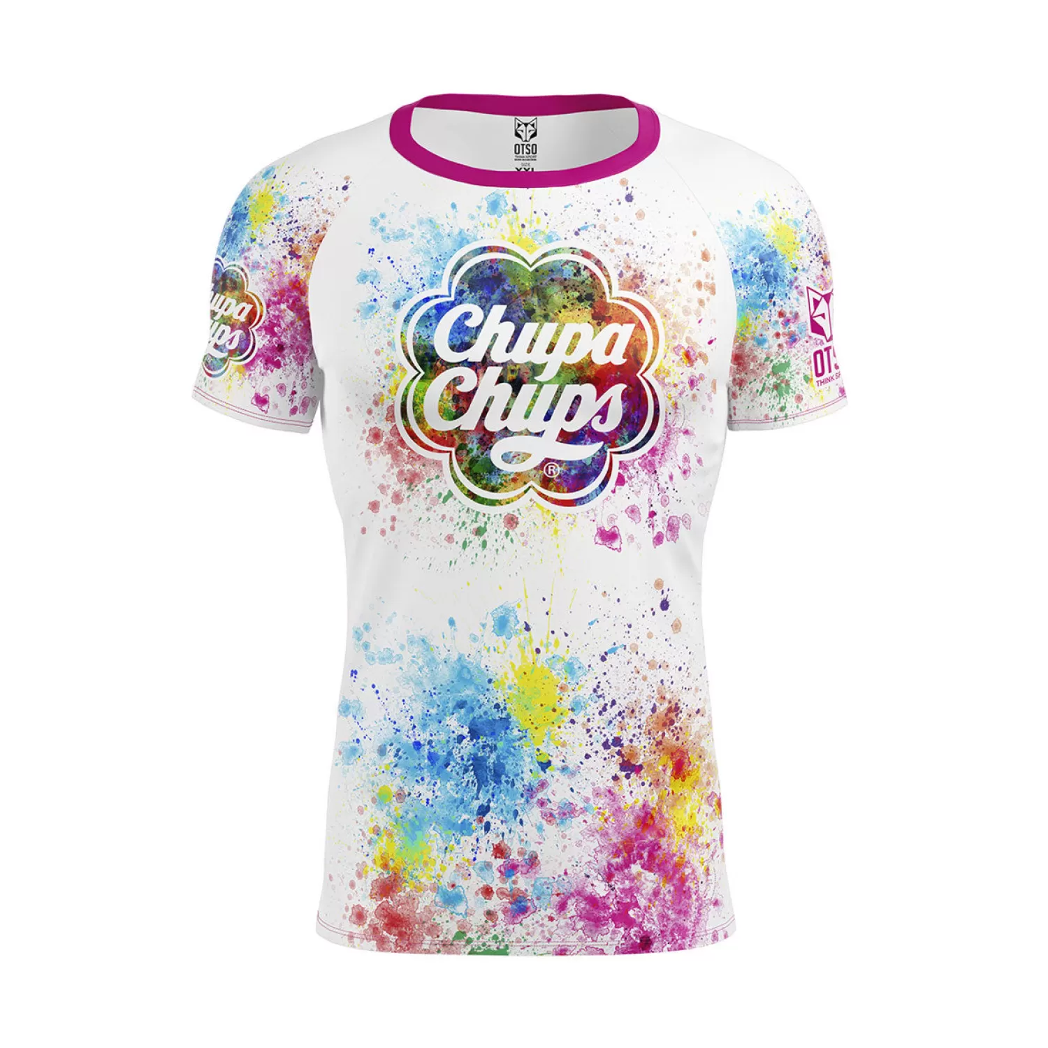 OTSO Men's Short Sleeve Shirts>Short Sleeve T-shirt Man Chupa Chups Paint