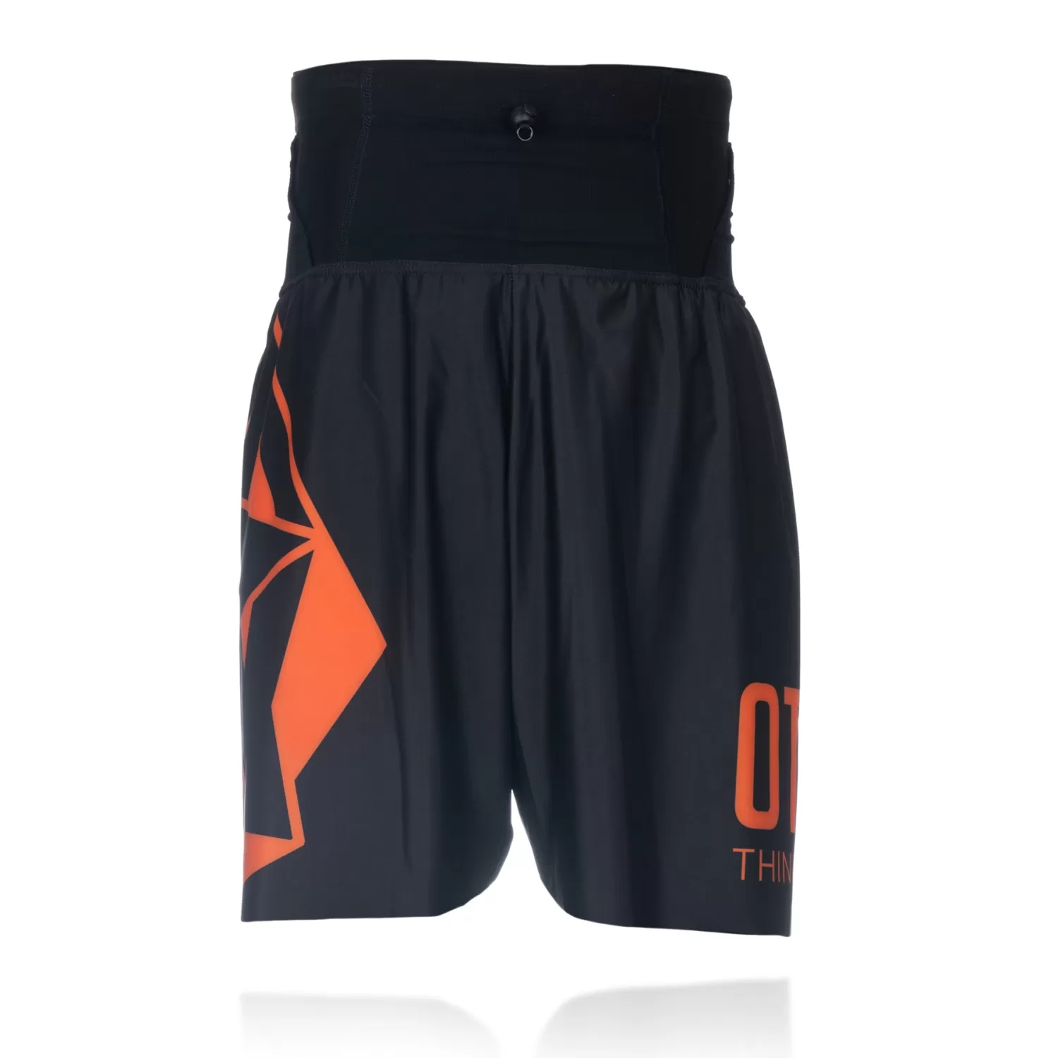 OTSO Running Shorts>Shorts - Black & Orange