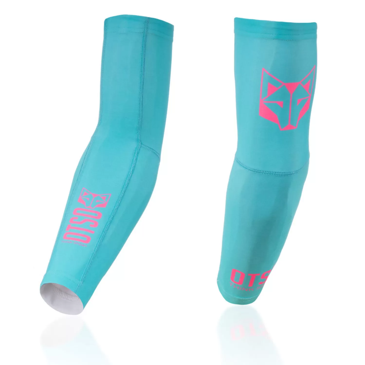 OTSO Arm Sleeves | Arm Sleeves>Sleeves - Light Blue & Fluo Pink