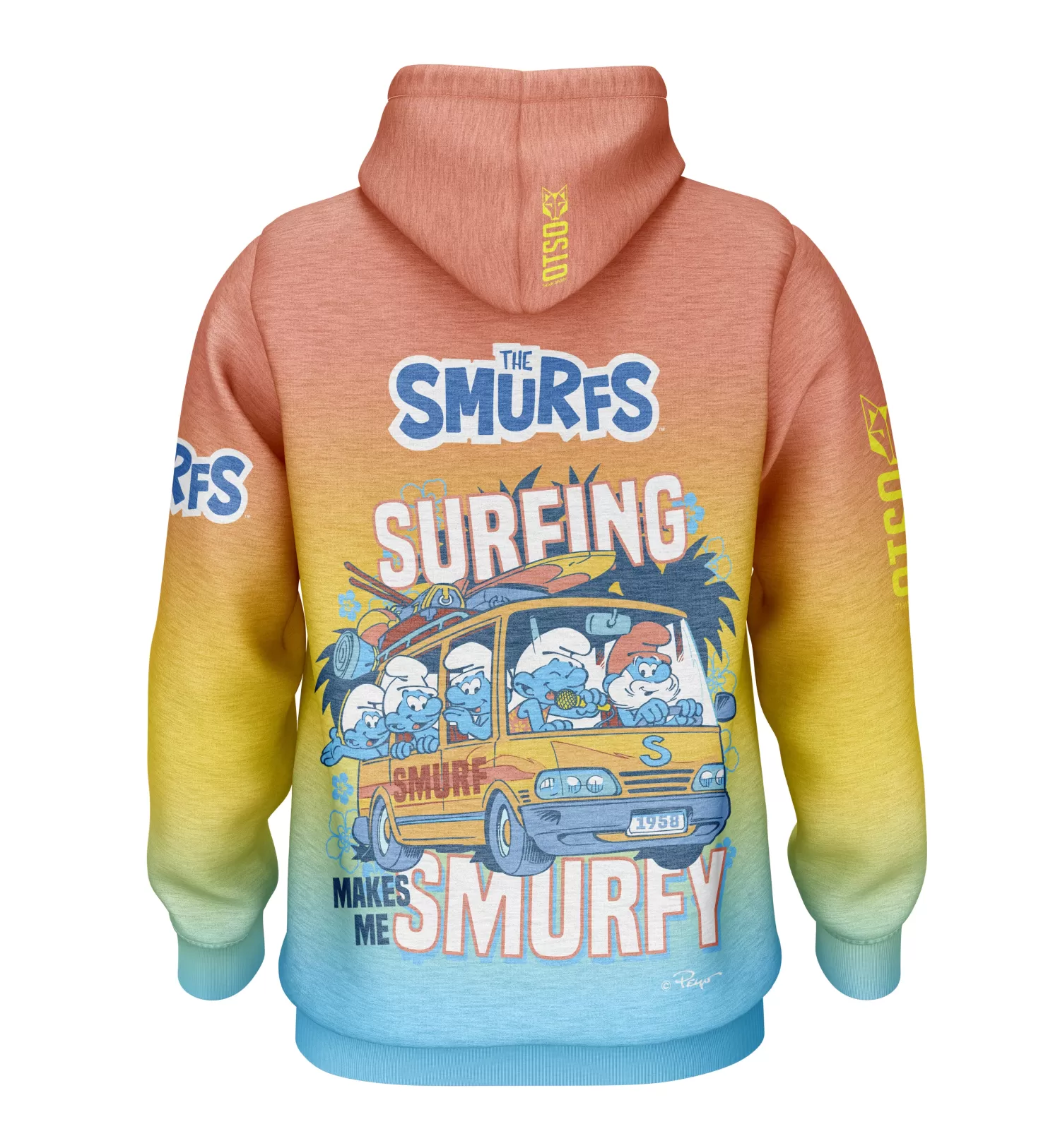 OTSO Hoodies>Sudadera - Smurfs Smurfing Men