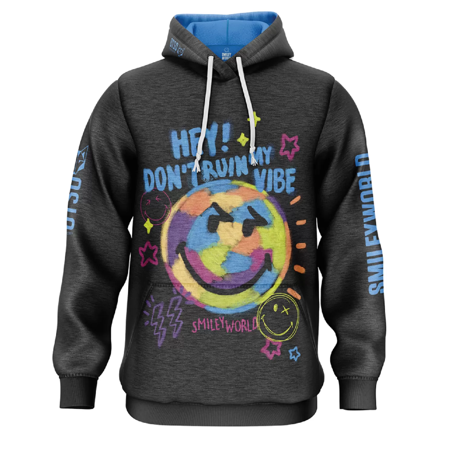 OTSO Hoodies>Sweatshirt - Smiley Festival