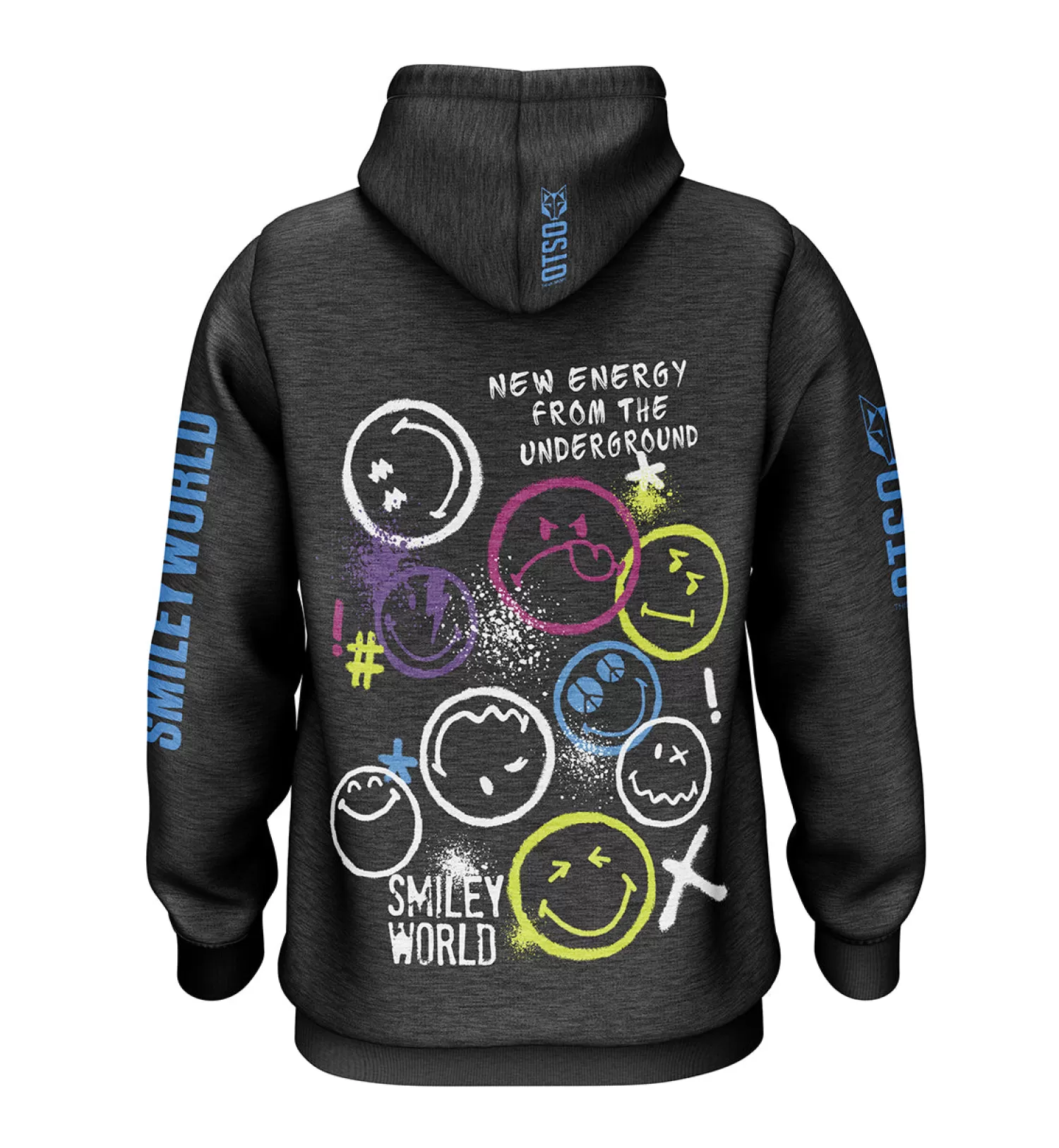 OTSO Hoodies>Sweatshirt - Smiley Festival