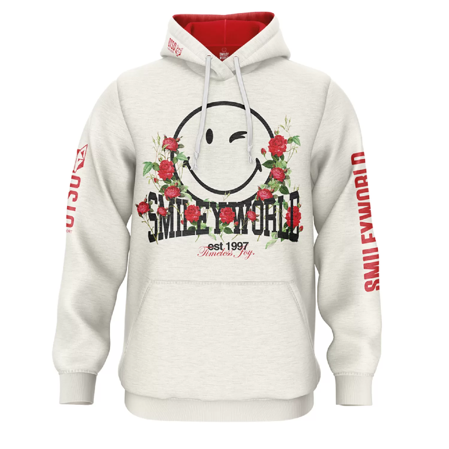 OTSO Hoodies>Sweatshirt - Smiley Vintage