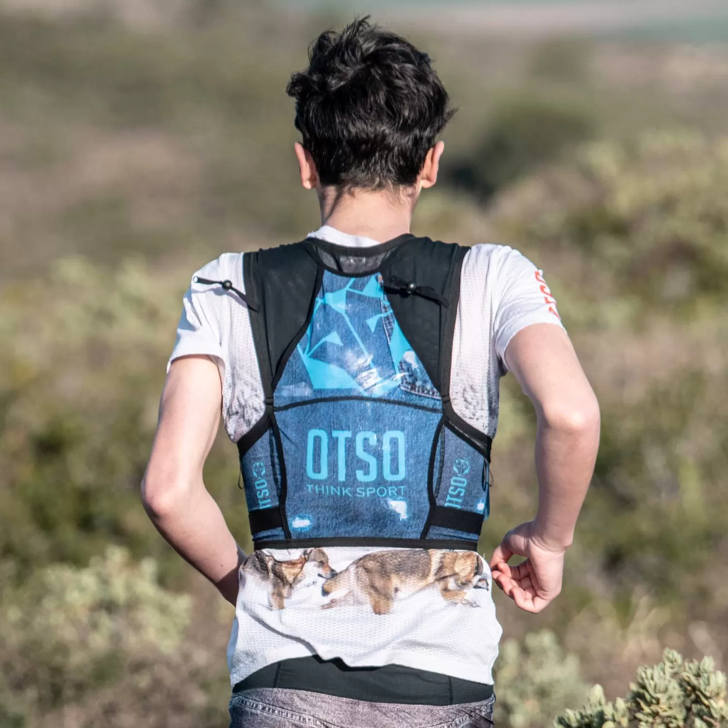 OTSO Trail Running Backpacks | Running Backpacks>Trail Running Backpack Blue Jeans