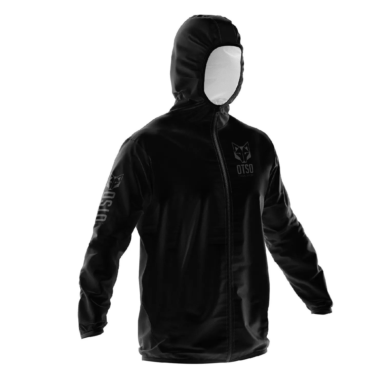 OTSO Running Jacket>Unisex Running Jacket - Black