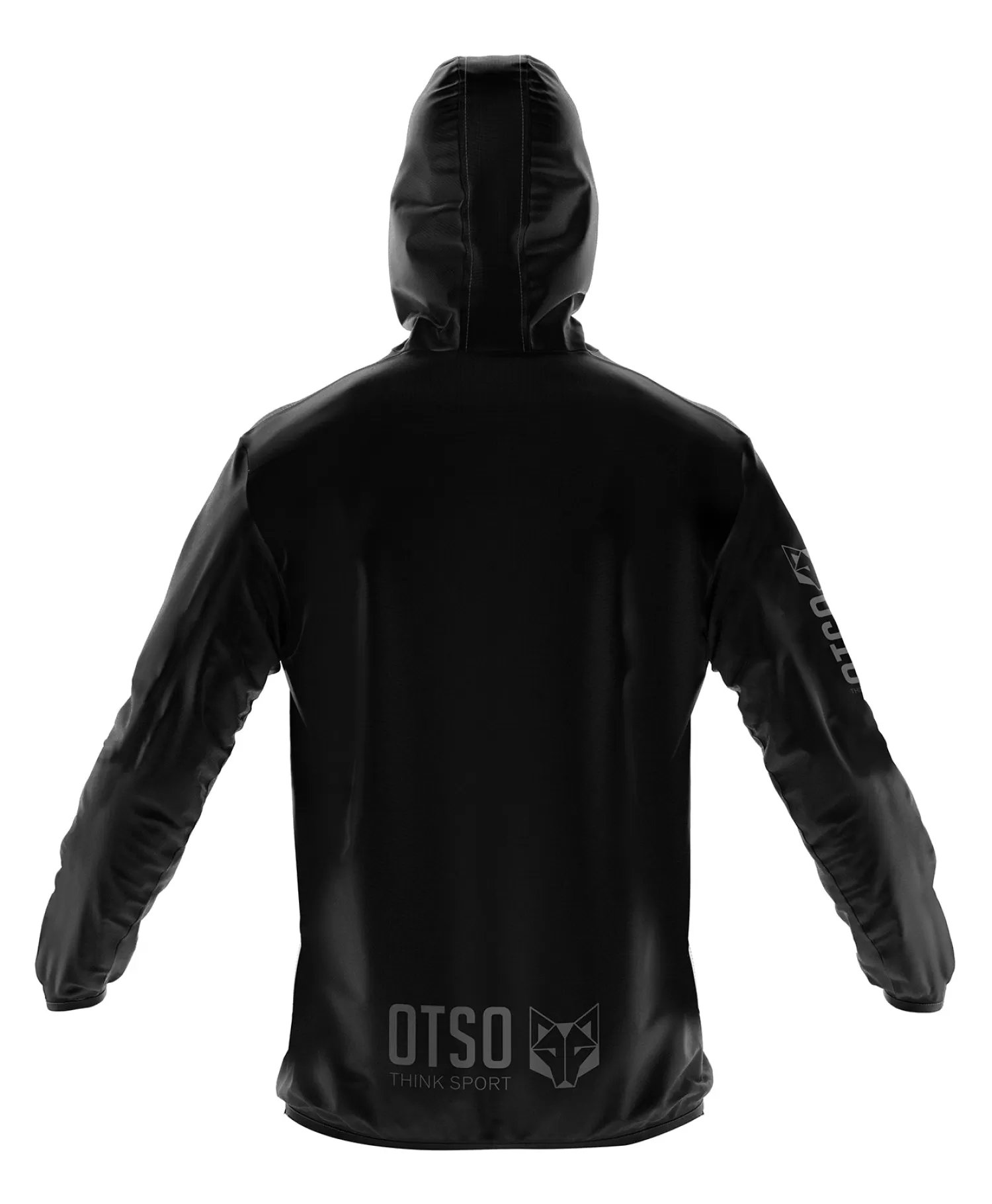 OTSO Running Jacket>Unisex Running Jacket - Black