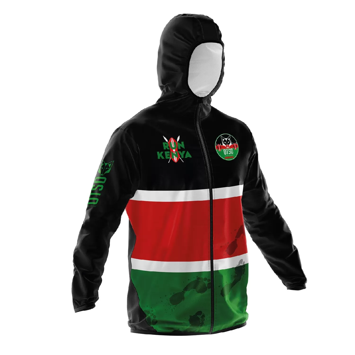 OTSO Running Jacket>Unisex Running Jacket - Kenya