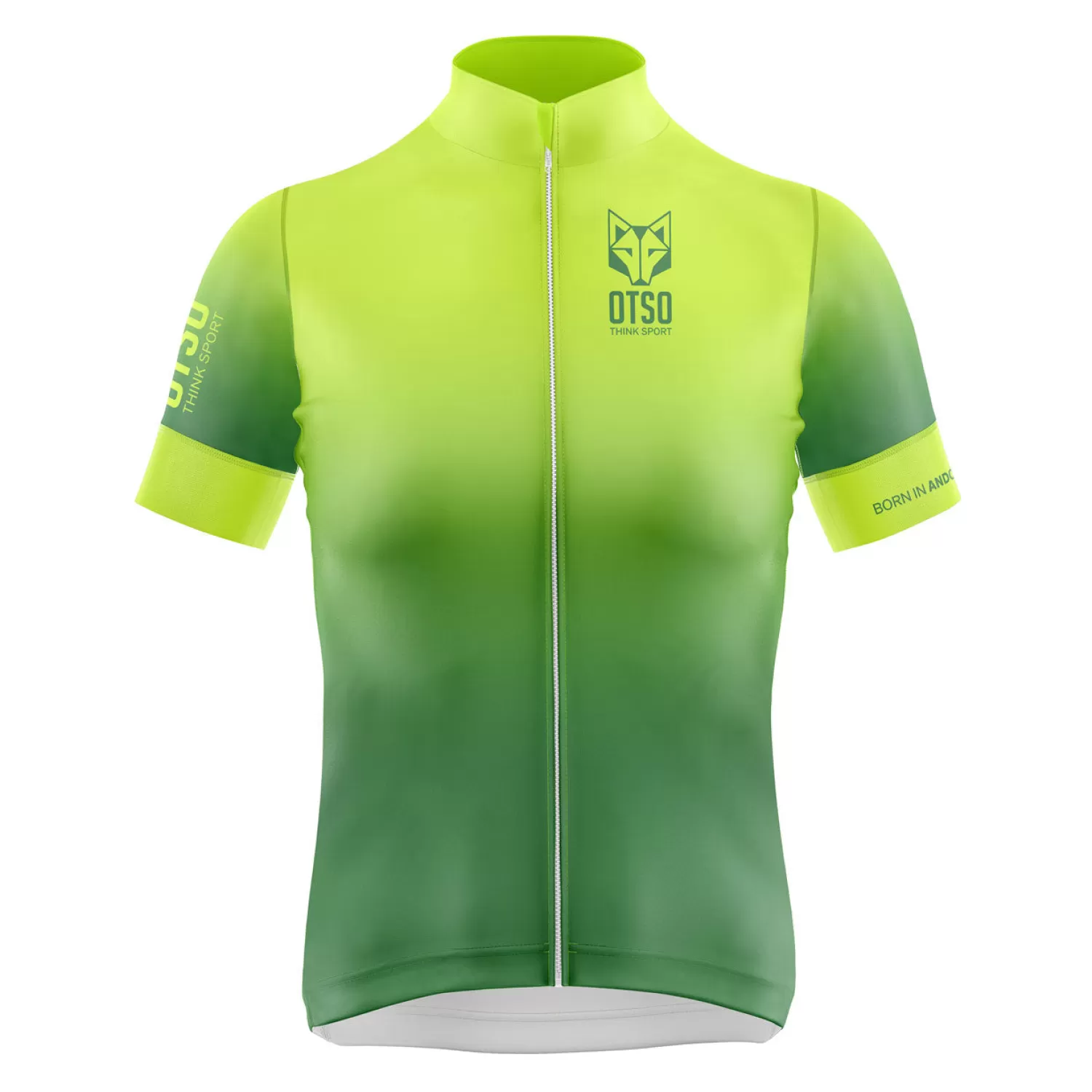 Women OTSO Women's Cycling Jerseys>Women's short sleeve cycling jersey - Fluo Green (Outlet)