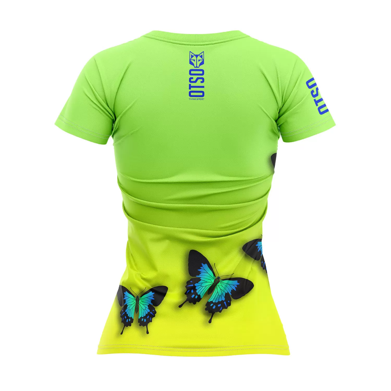 Women OTSO Women's Short Sleeve Shirts>Women's Short Sleeve Shirt Butterfly