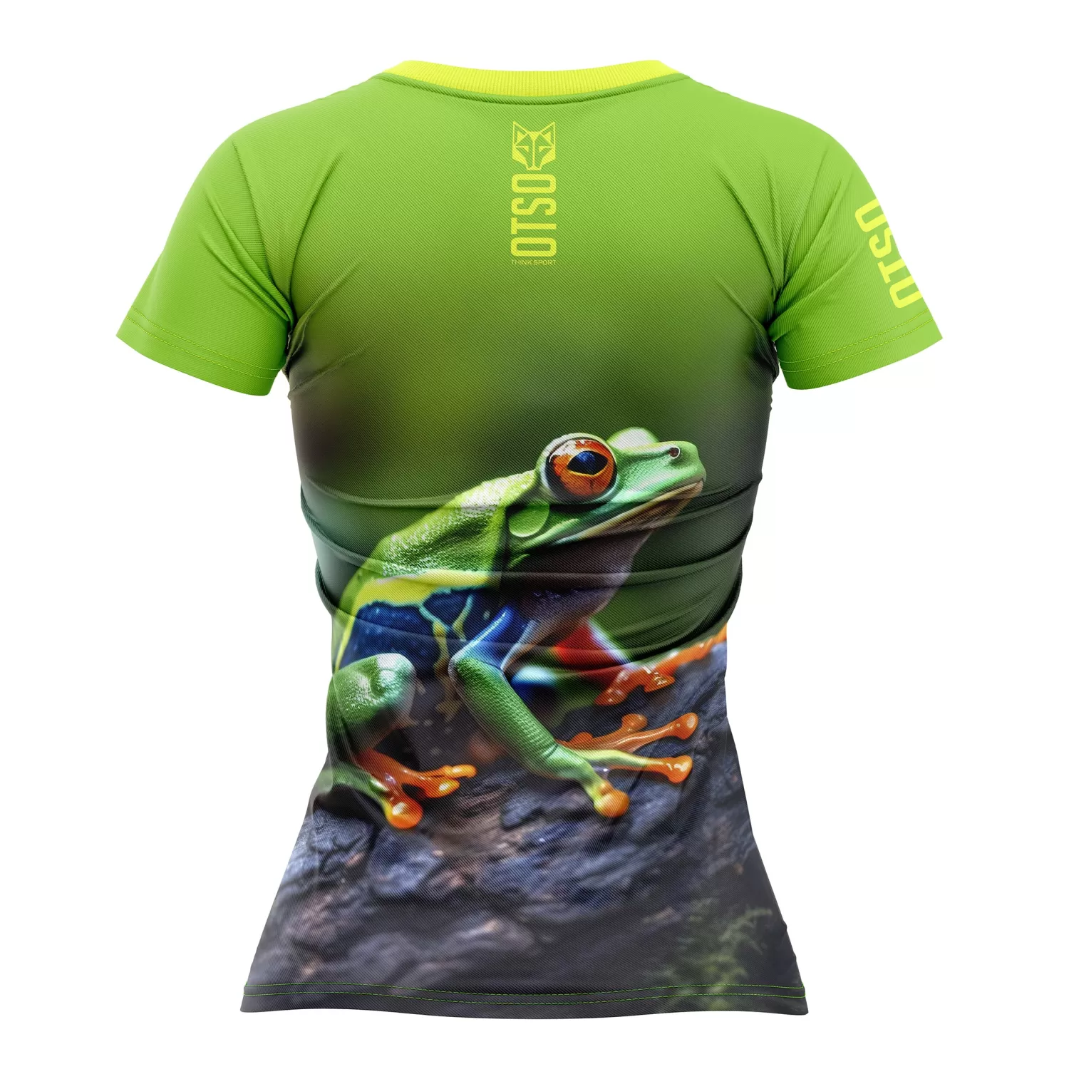 Women OTSO Women's Short Sleeve Shirts>Women's Short Sleeve Shirt Frog -