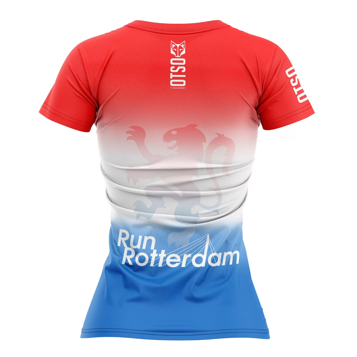 Women OTSO Women's Short Sleeve Shirts>Women's Short Sleeve Shirt Run Rotterdam -