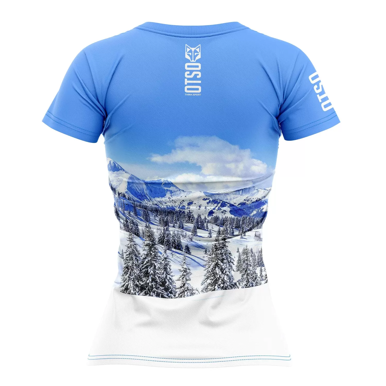 Women OTSO Women's Short Sleeve Shirts>Women's Short Sleeve Shirt Snow Forest -