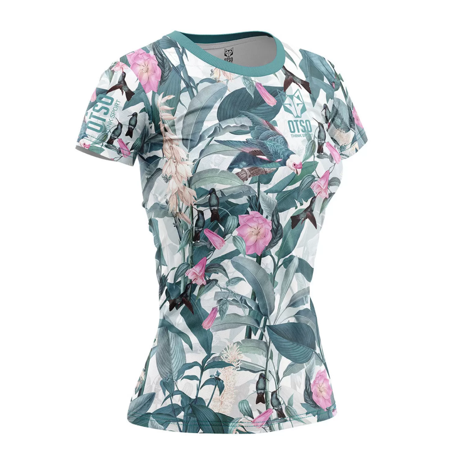 Women OTSO Women's Short Sleeve Shirts>Women's short sleeve t-shirt - Garden