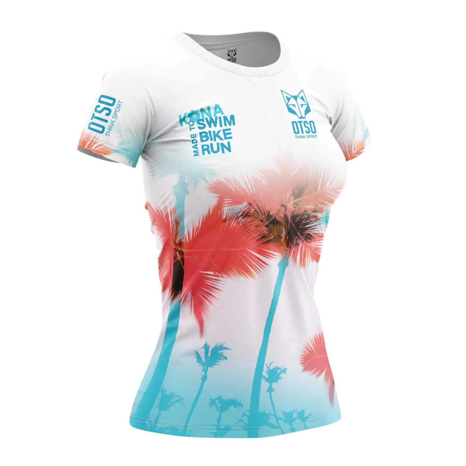 Women OTSO Women's Short Sleeve Shirts>Women's short sleeve t-shirt - Kona Tropical (Outlet)